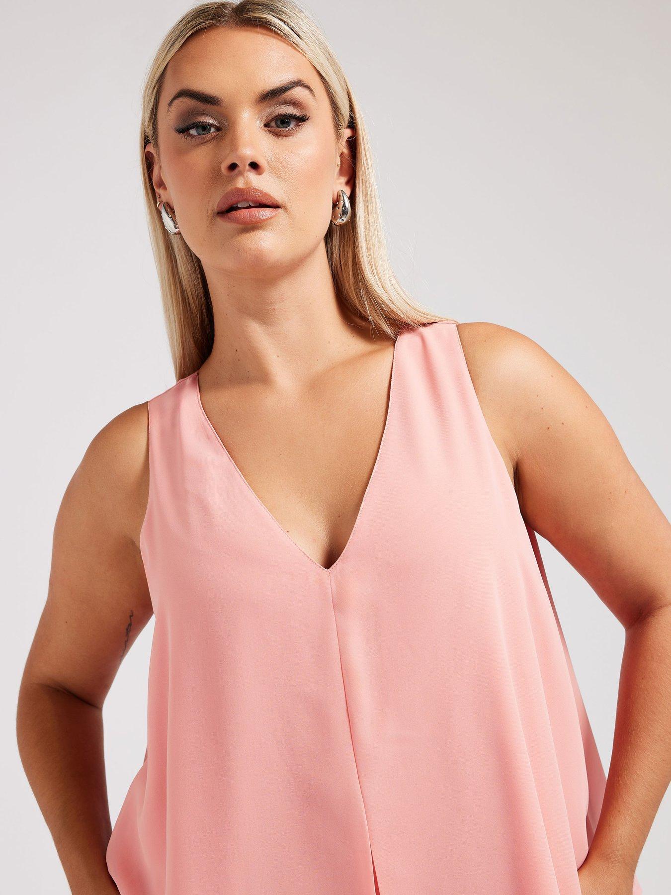  image of yours-curve-layered-top-pink