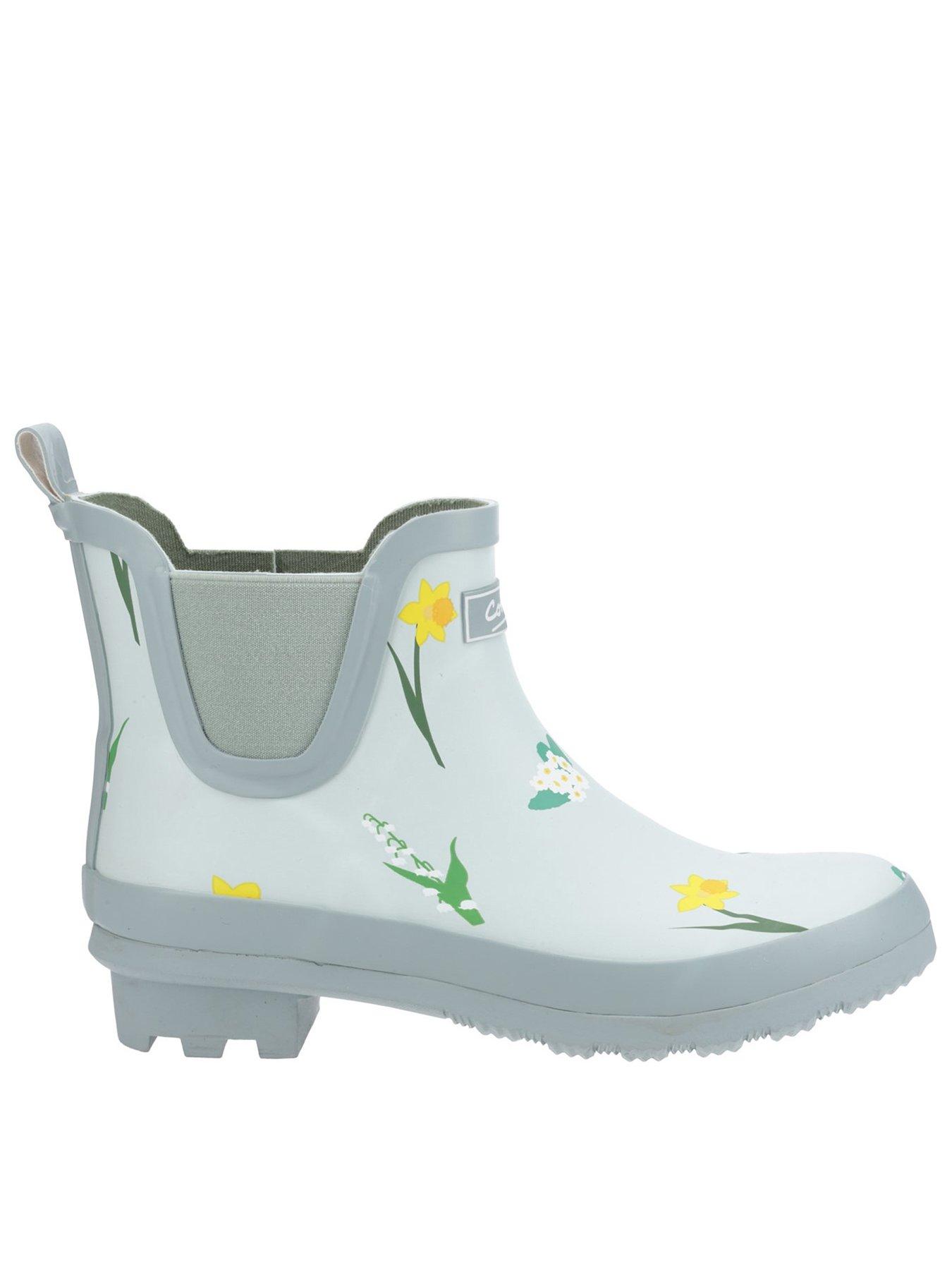  image of cotswold-womens-wildflower-ankle-wellingtons-mint