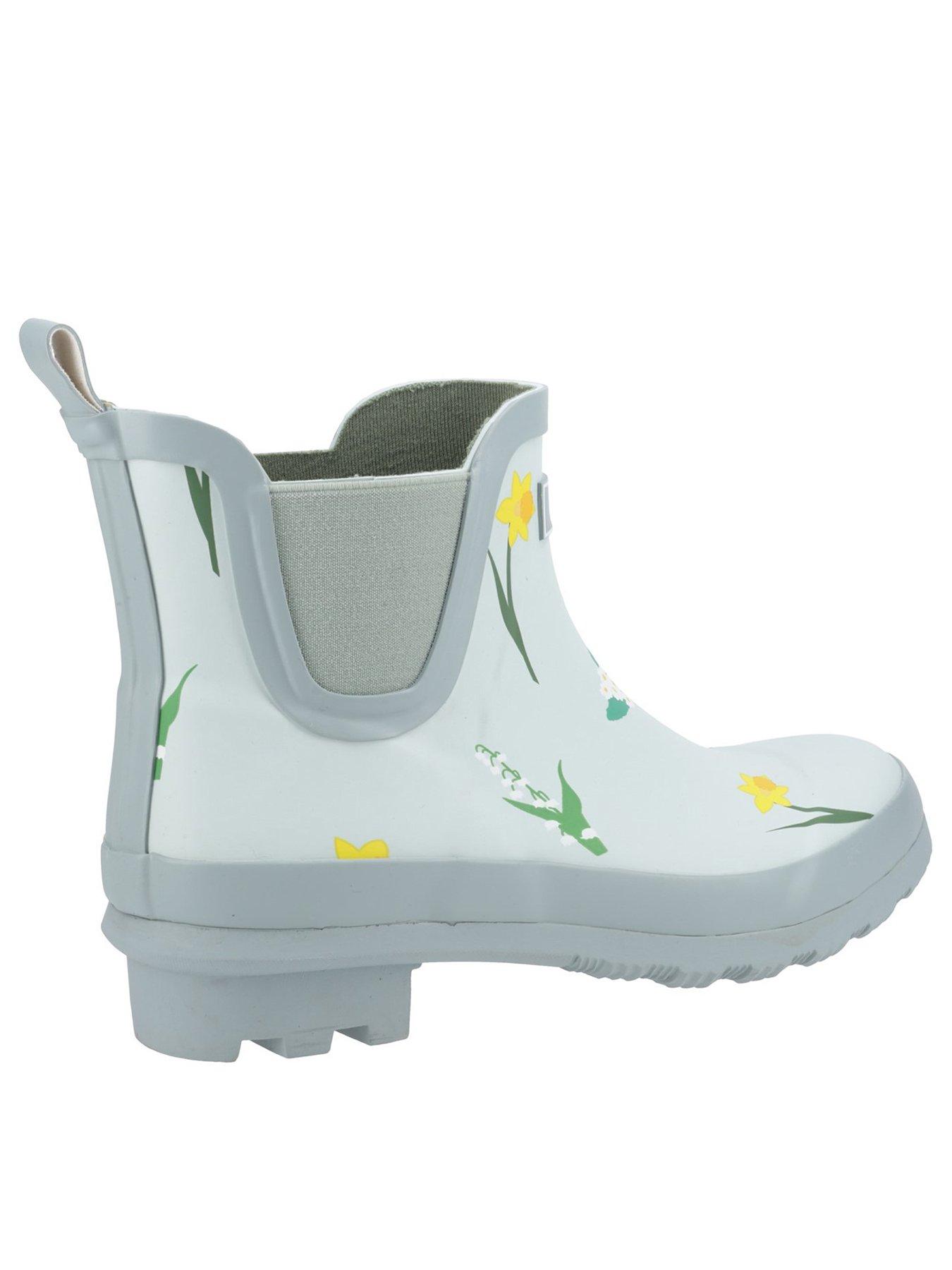  image of cotswold-womens-wildflower-ankle-wellingtons-mint