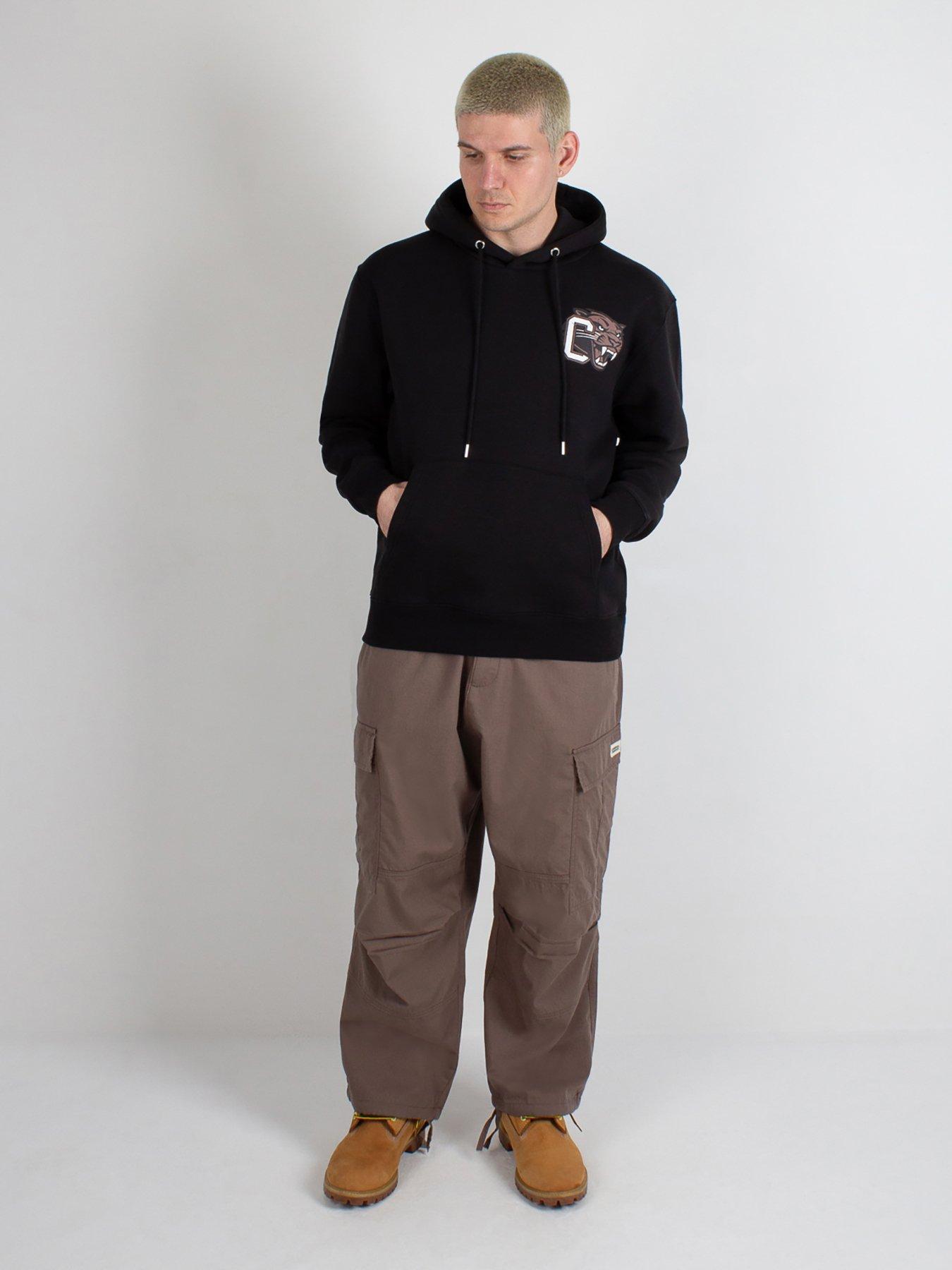Image 4 of 4 of Criminal Damage Panthers Varsity Graphic Backprint Hoodie - Black
