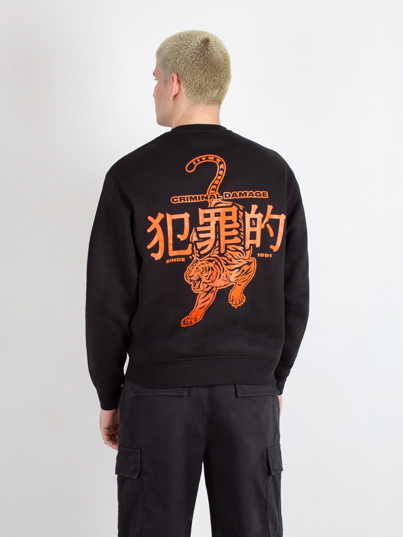 criminal-damage-mount-tiger-graphic-backprint-crew-sweat-top-black