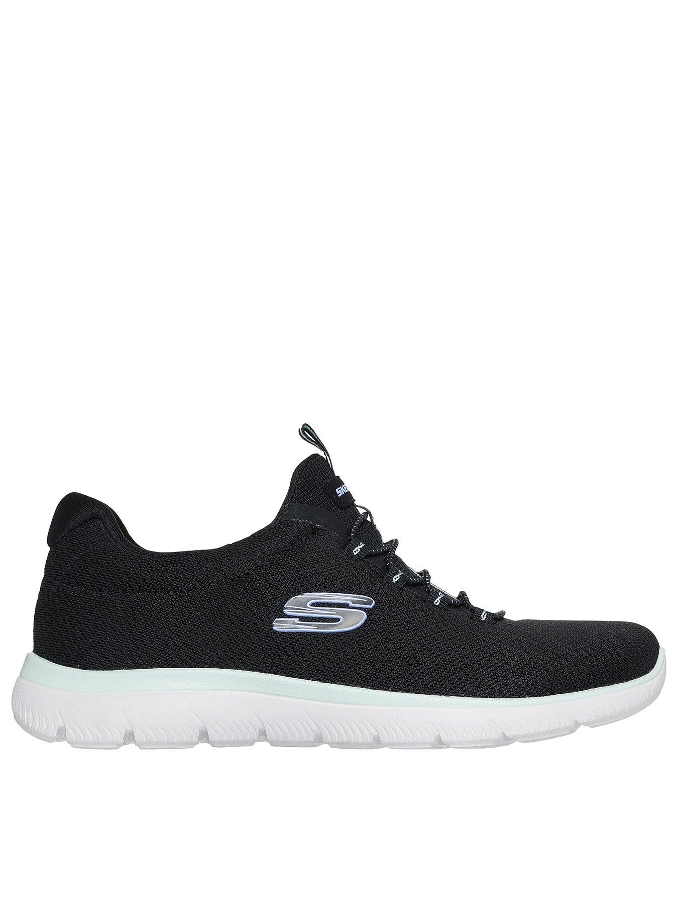 Skechers Summits Summer Blush Slip-on Trainer - Black