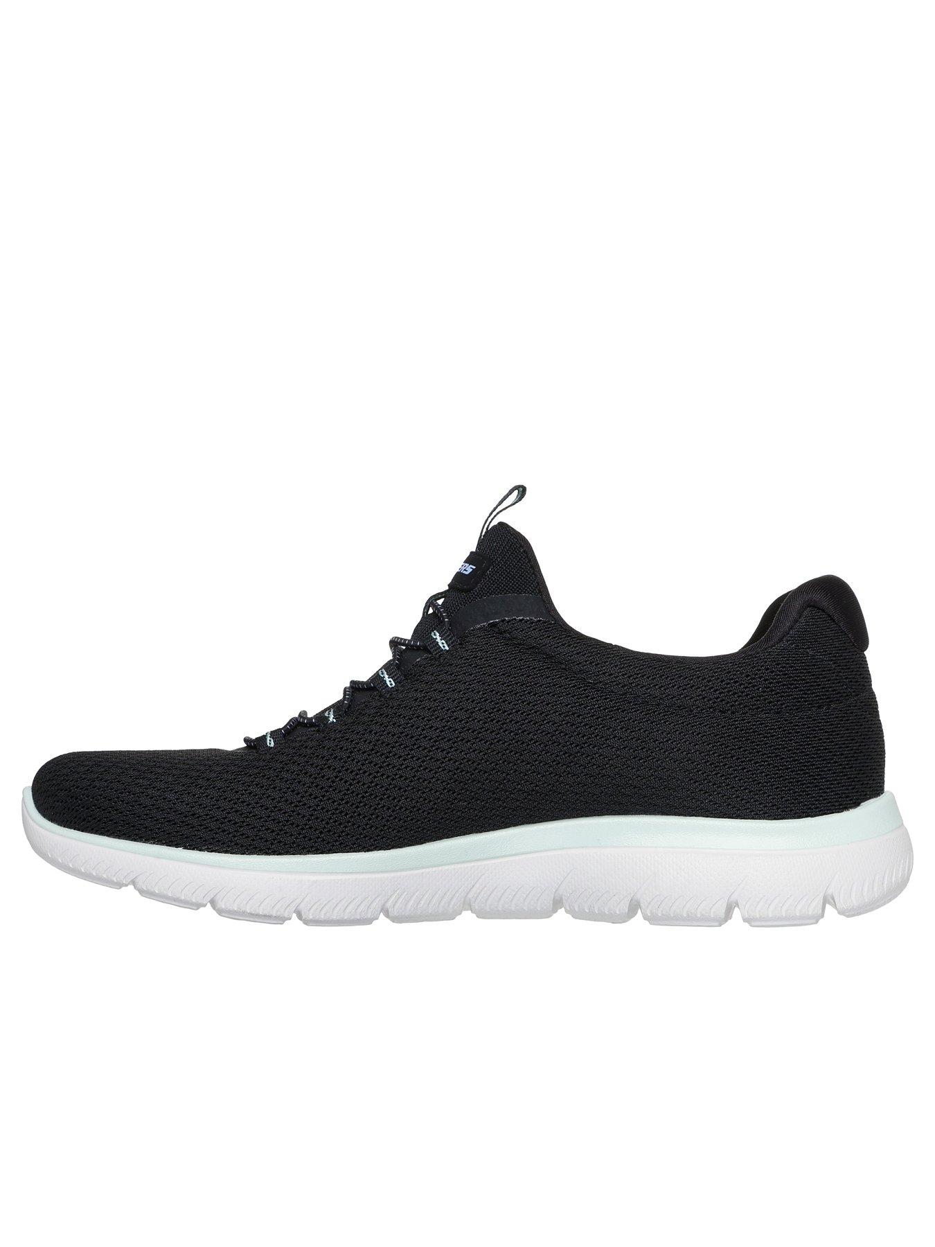 Image 5 of 5 of Skechers Summits Summer Blush Slip-on Trainer - Black