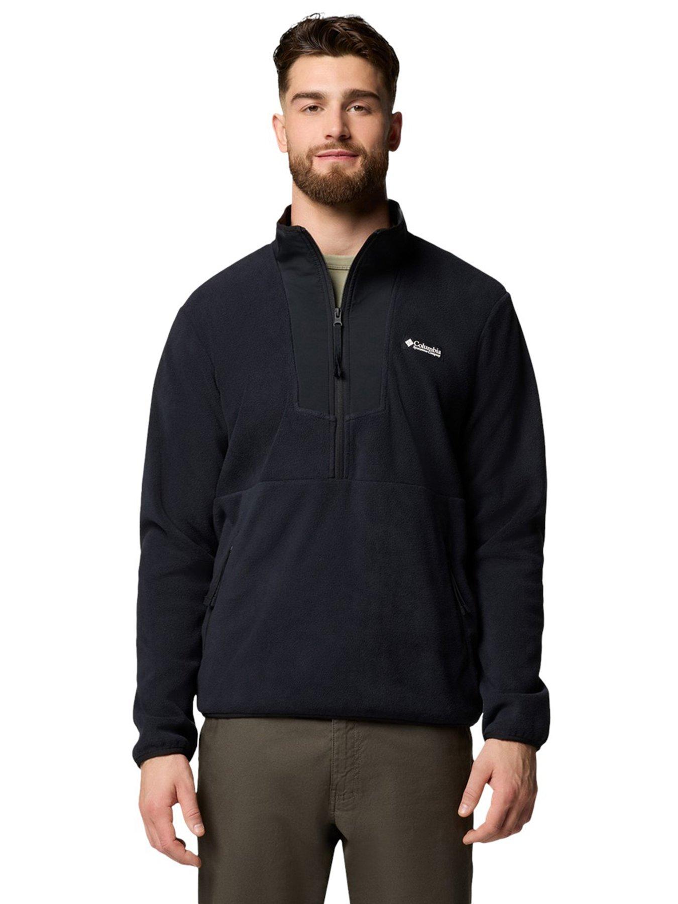 undefined Men's Sequoia Grove Half Zip Fleece - Black