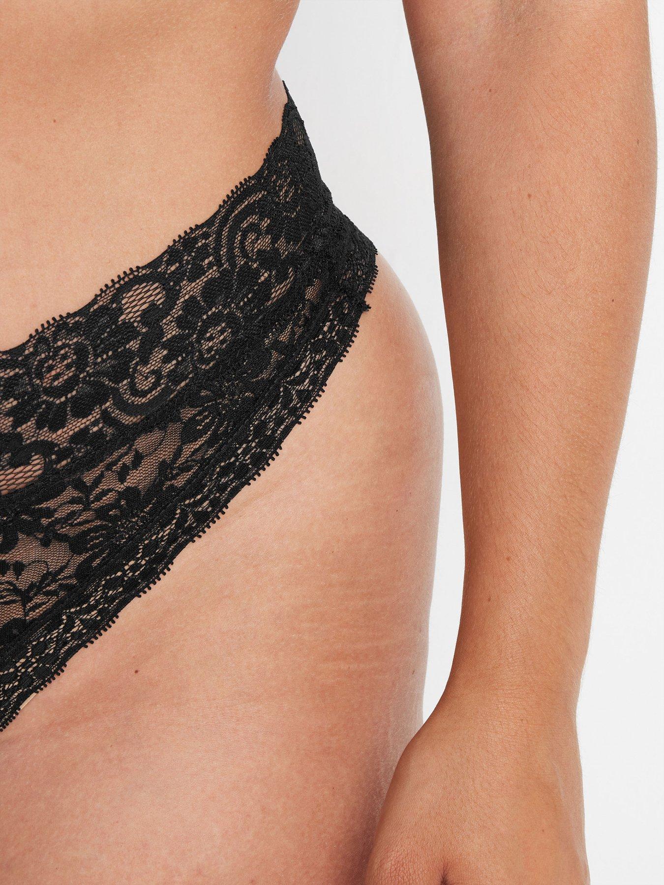Image 4 of 4 of Yours Curve 3 Pack Lace Thong