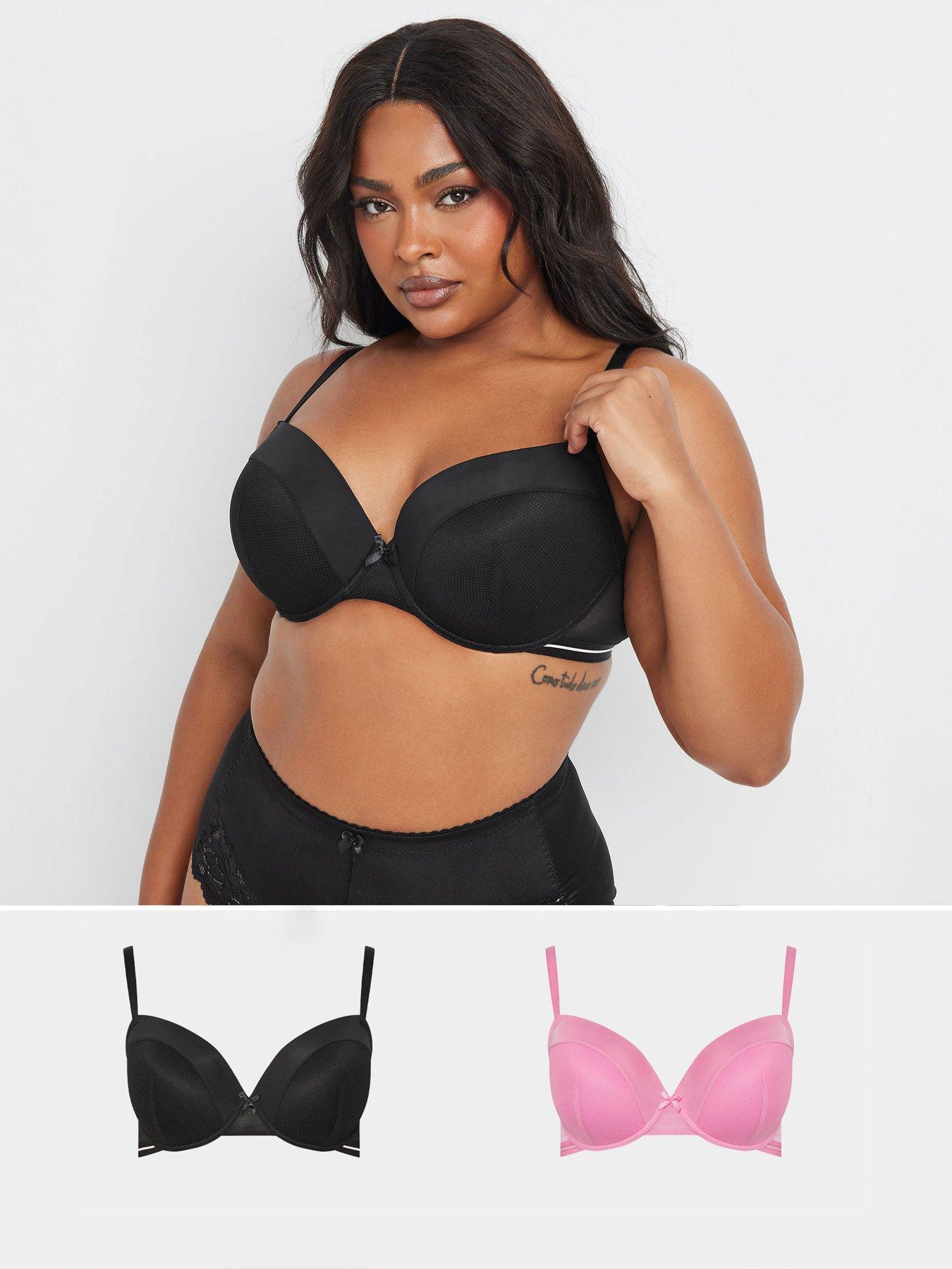 yours-curve-2-pack-padded-plunge-bra