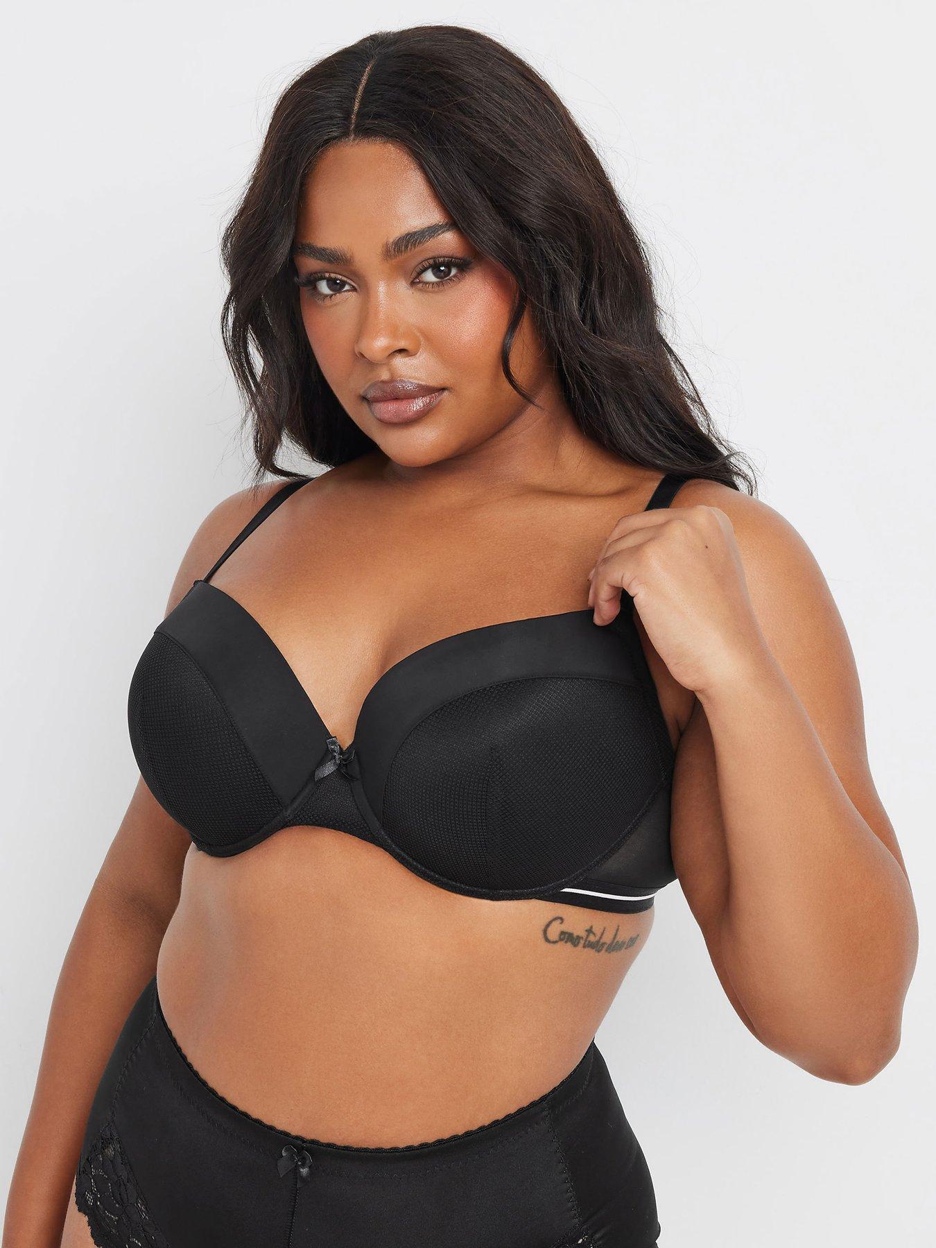  image of yours-curve-2-pack-padded-plunge-bra