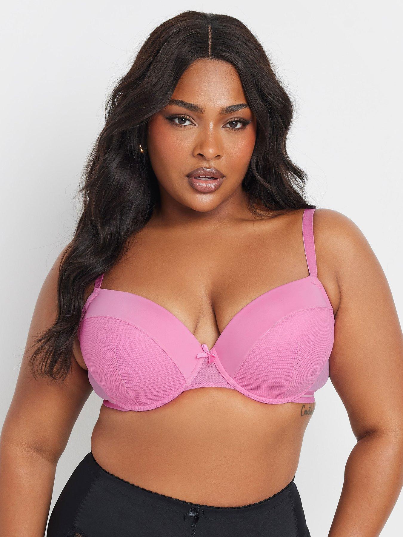  image of yours-curve-2-pack-padded-plunge-bra