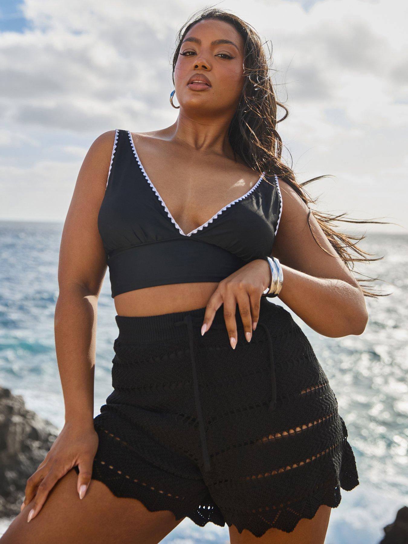  image of yours-curve-beachwear-short-co-ord