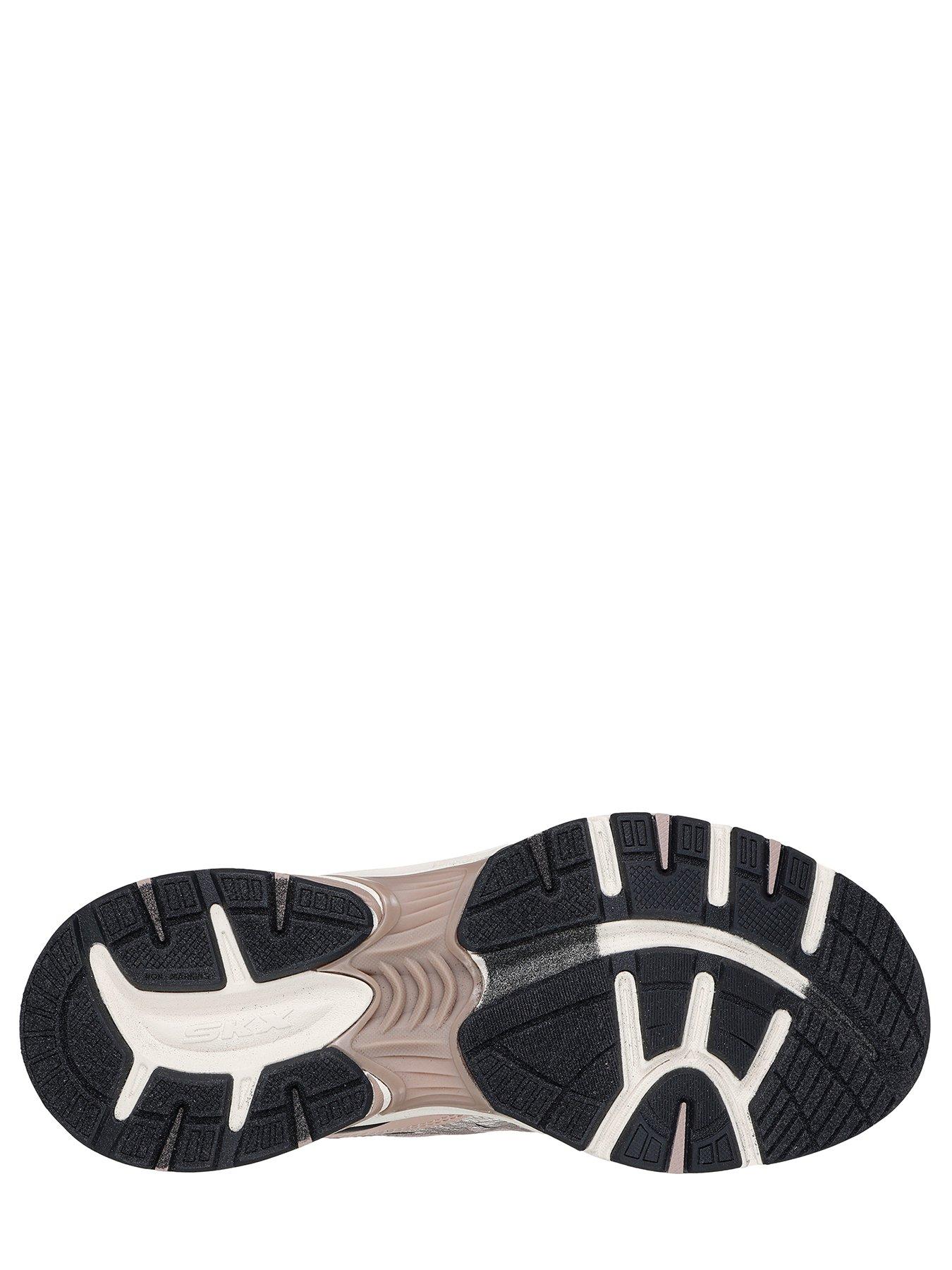  image of skechers-stamina-sport-slip-ins-trainer-rose-gold-duraleather-pink