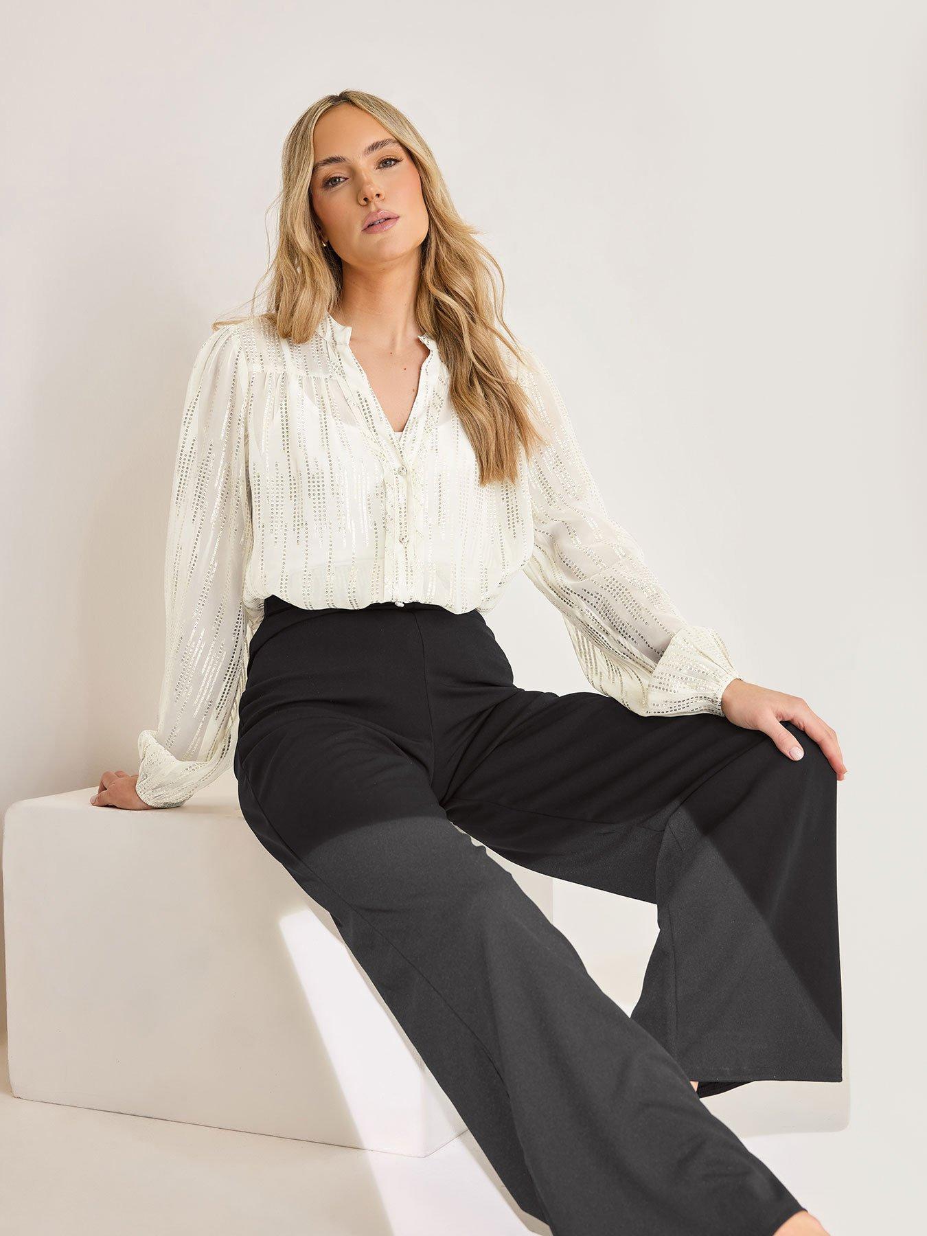 long-tall-sally-jacquard-blouse-white