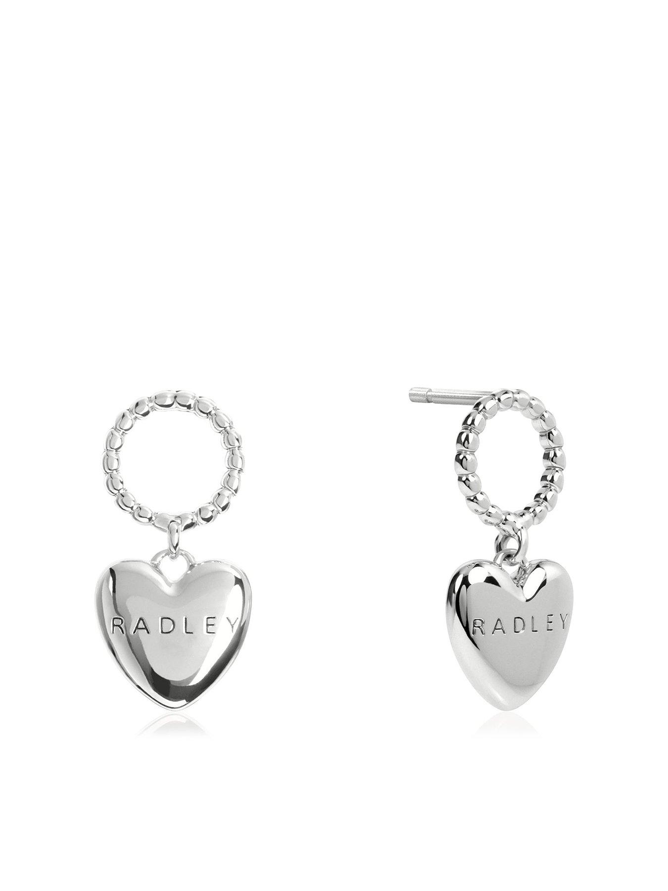 radley-silver-plated-hanging-heart-earrings