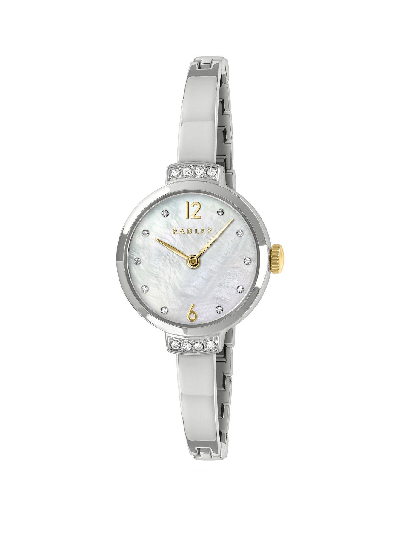  image of radley-silver-and-gold-plated-23mm-bangle-watch