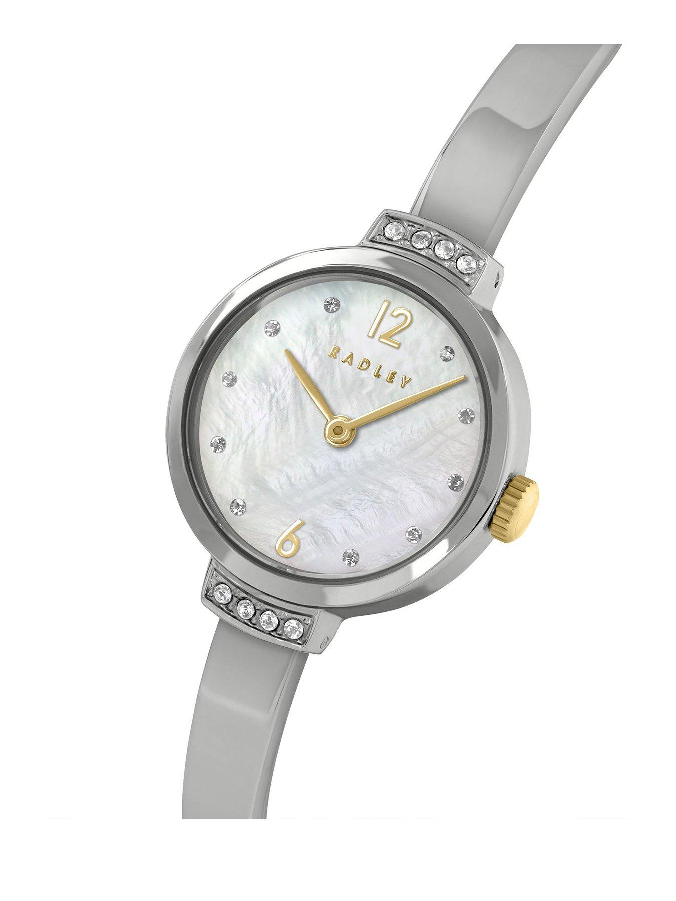  image of radley-silver-and-gold-plated-23mm-bangle-watch