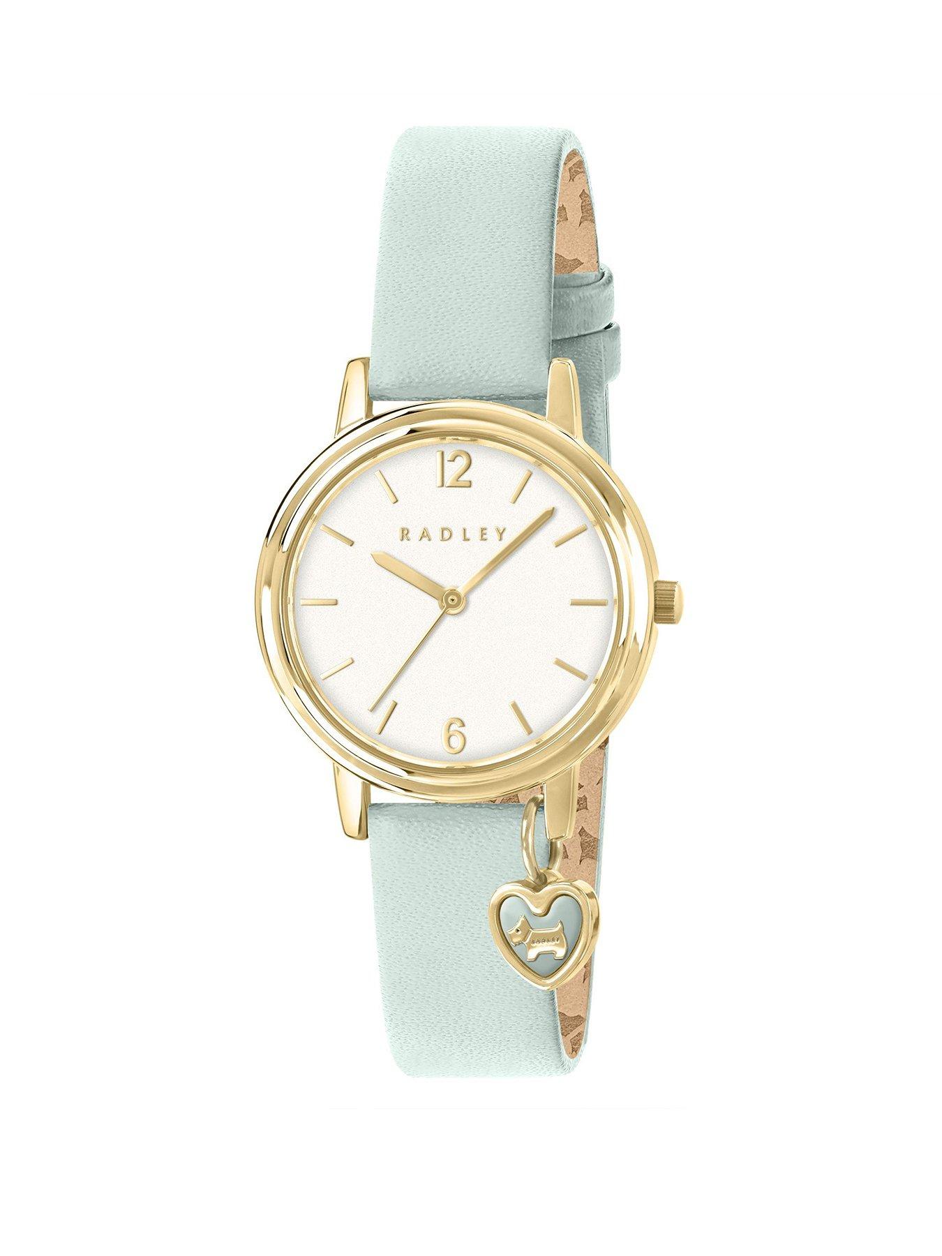 radley-27mm-gold-plated-deco-green-leather-strap-with-charm