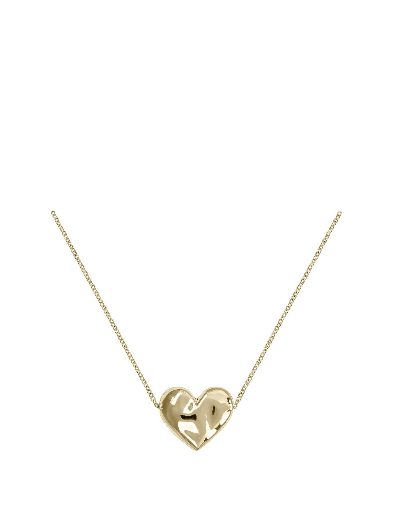 radley-18ct-gold-plated-molten-heart-necklace
