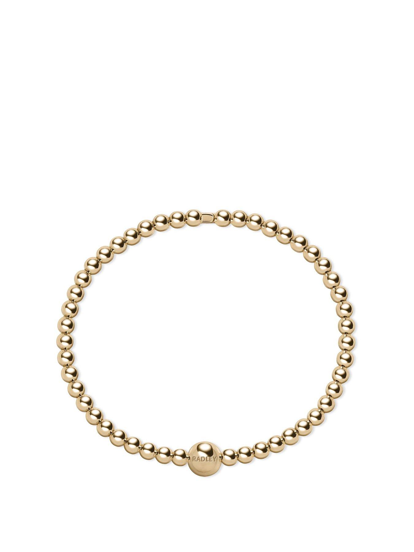 undefined 18ct Gold Plated Bubble Bangle