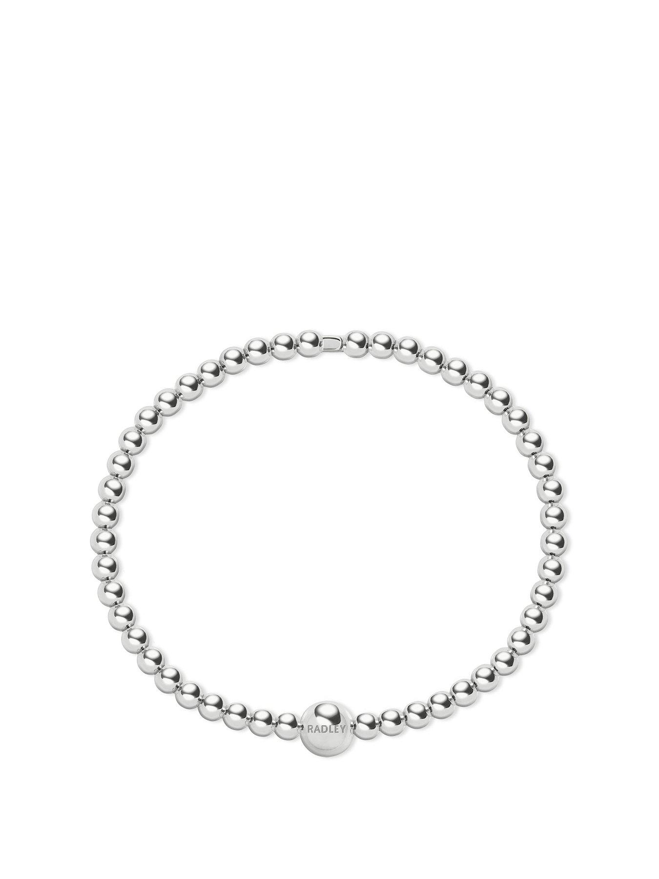 undefined Silver Plated Twist Bubble Bangle