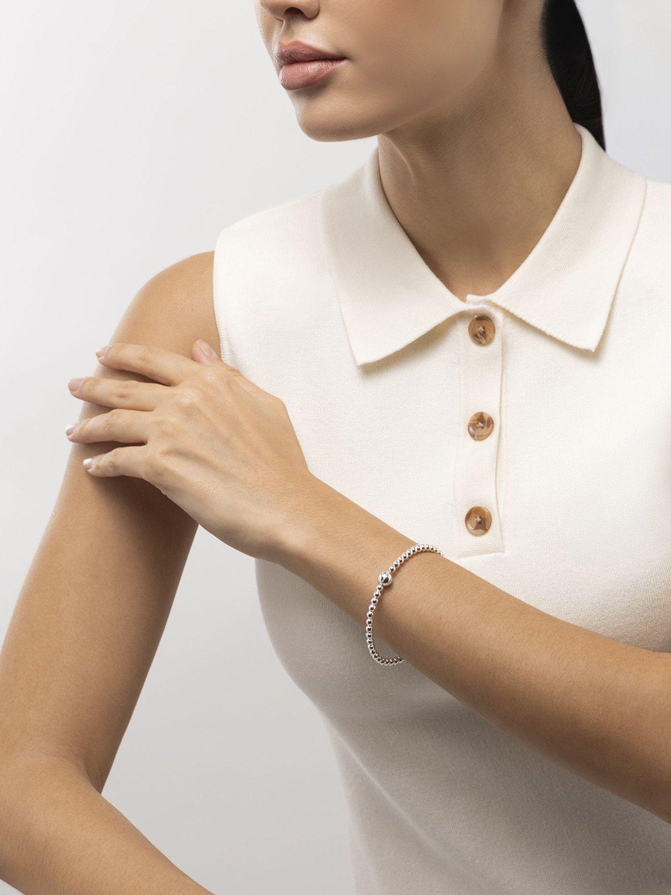 Image 2 of 4 of Radley Silver Plated Twist Bubble Bangle