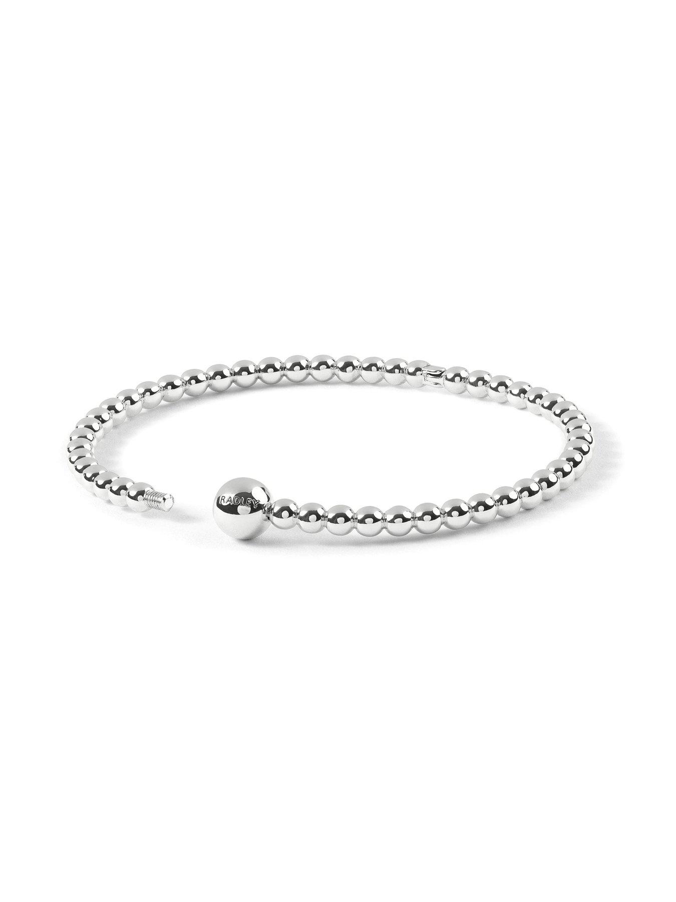 Image 3 of 4 of Radley Silver Plated Twist Bubble Bangle