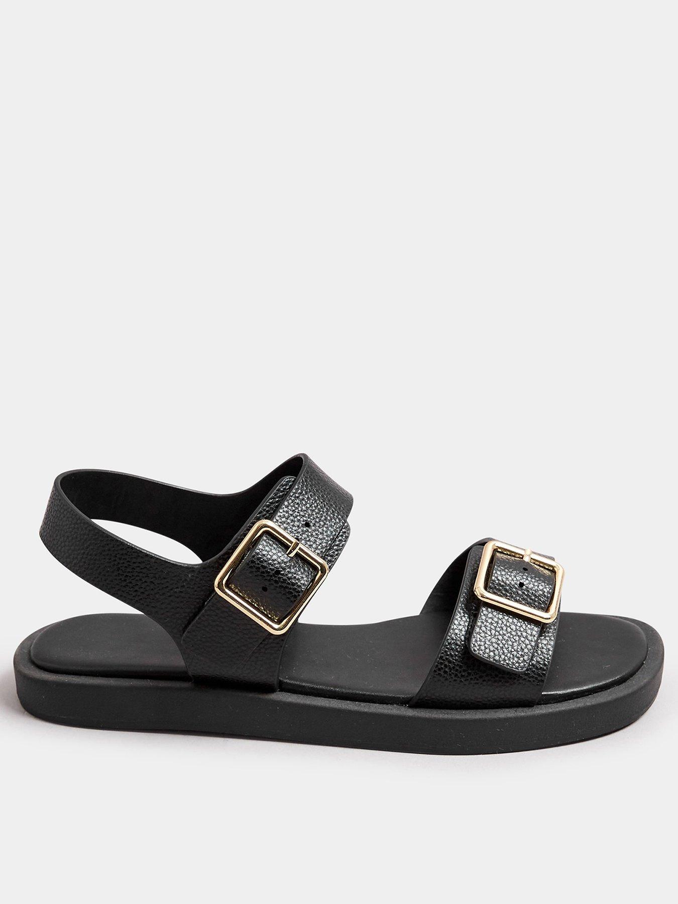 yours-wide-fit-buckle-chunky-sandals