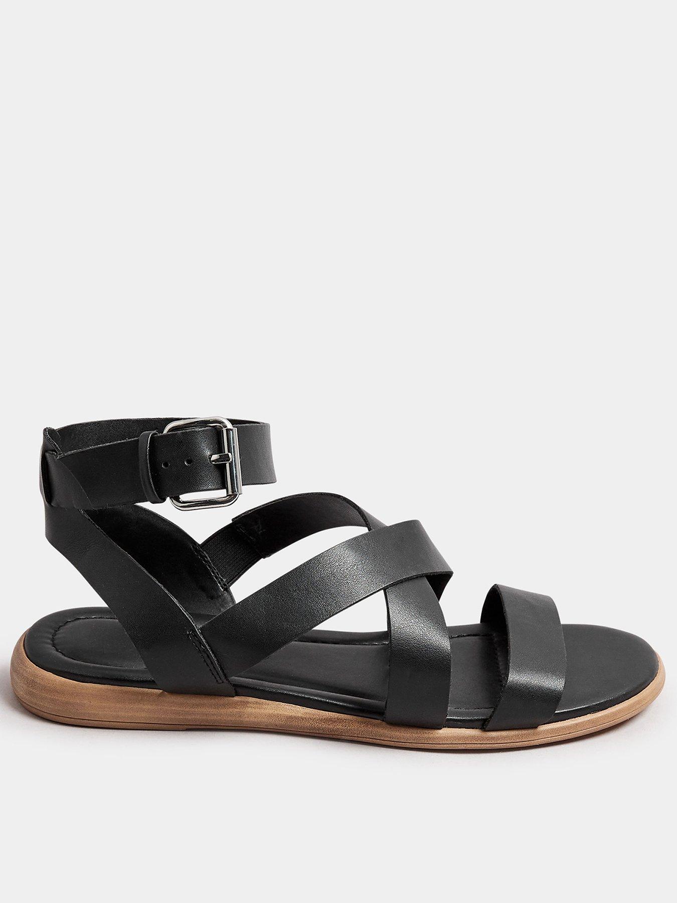 undefined Extra Wide Fit Comfort Strappy Sandals