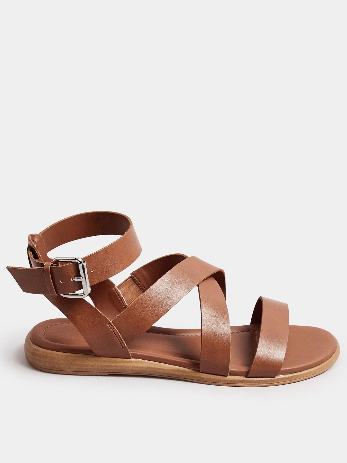 yours-extra-wide-fit-comfort-strappy-sandals