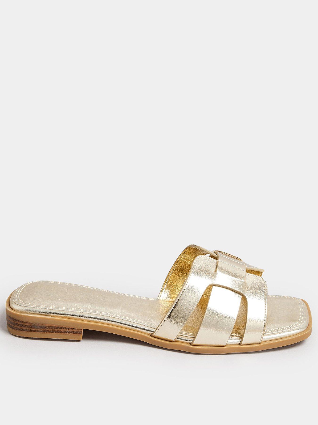 yours-wide-fit-cut-out-mule-sandals