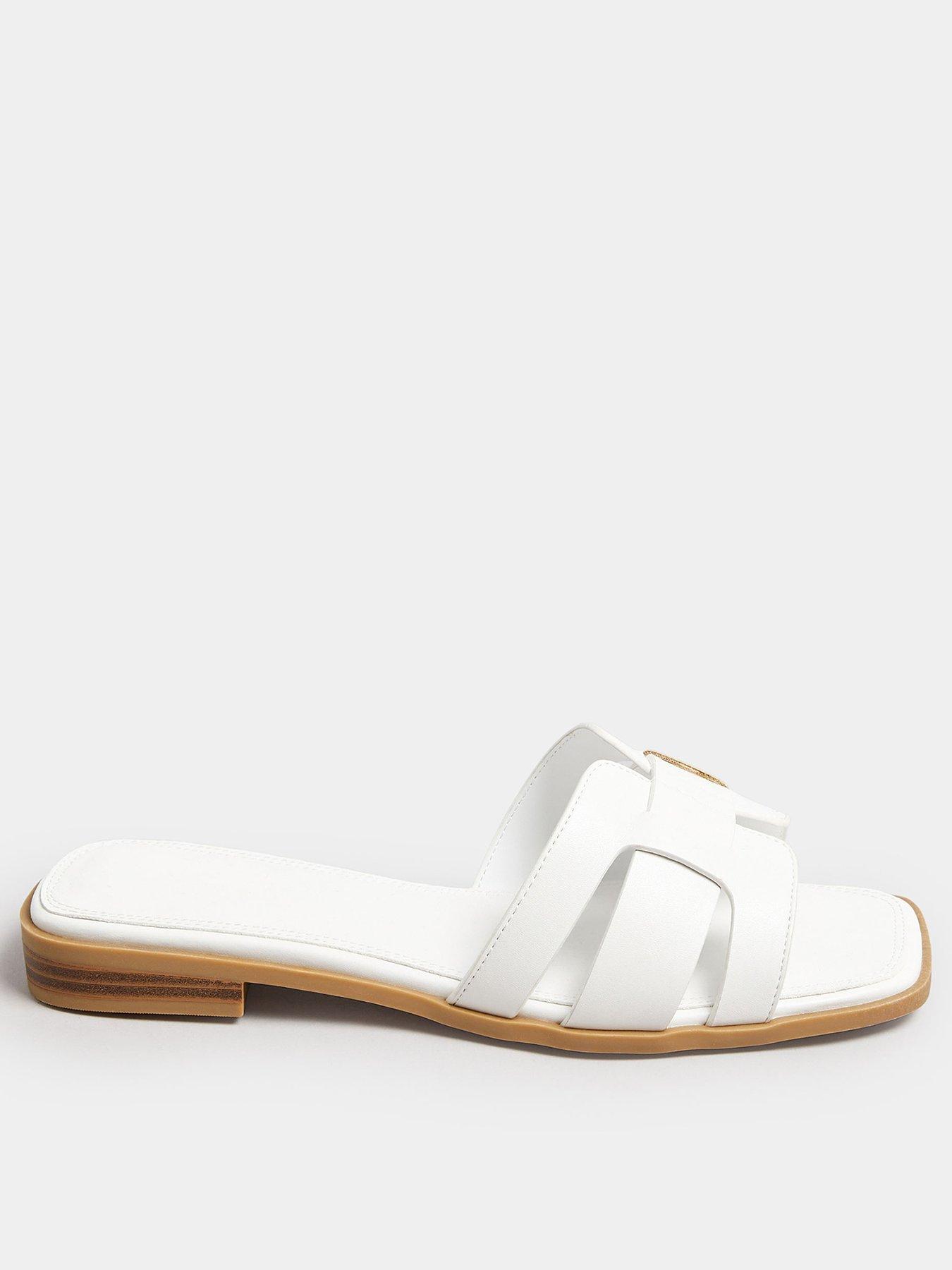 yours-wide-fit-cut-out-mule-sandals