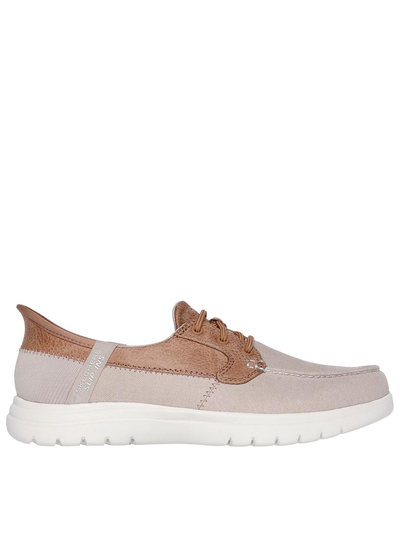 undefined On The Go Flex Palmilla Boat Shoe - Beige