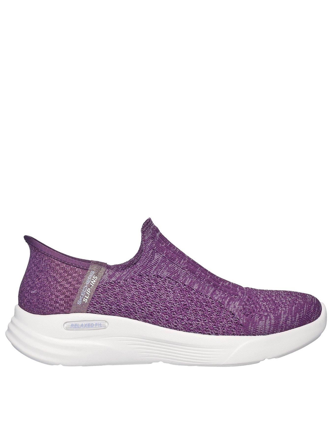  image of skechers-relaxed-fit-slip-in-shoe-purple