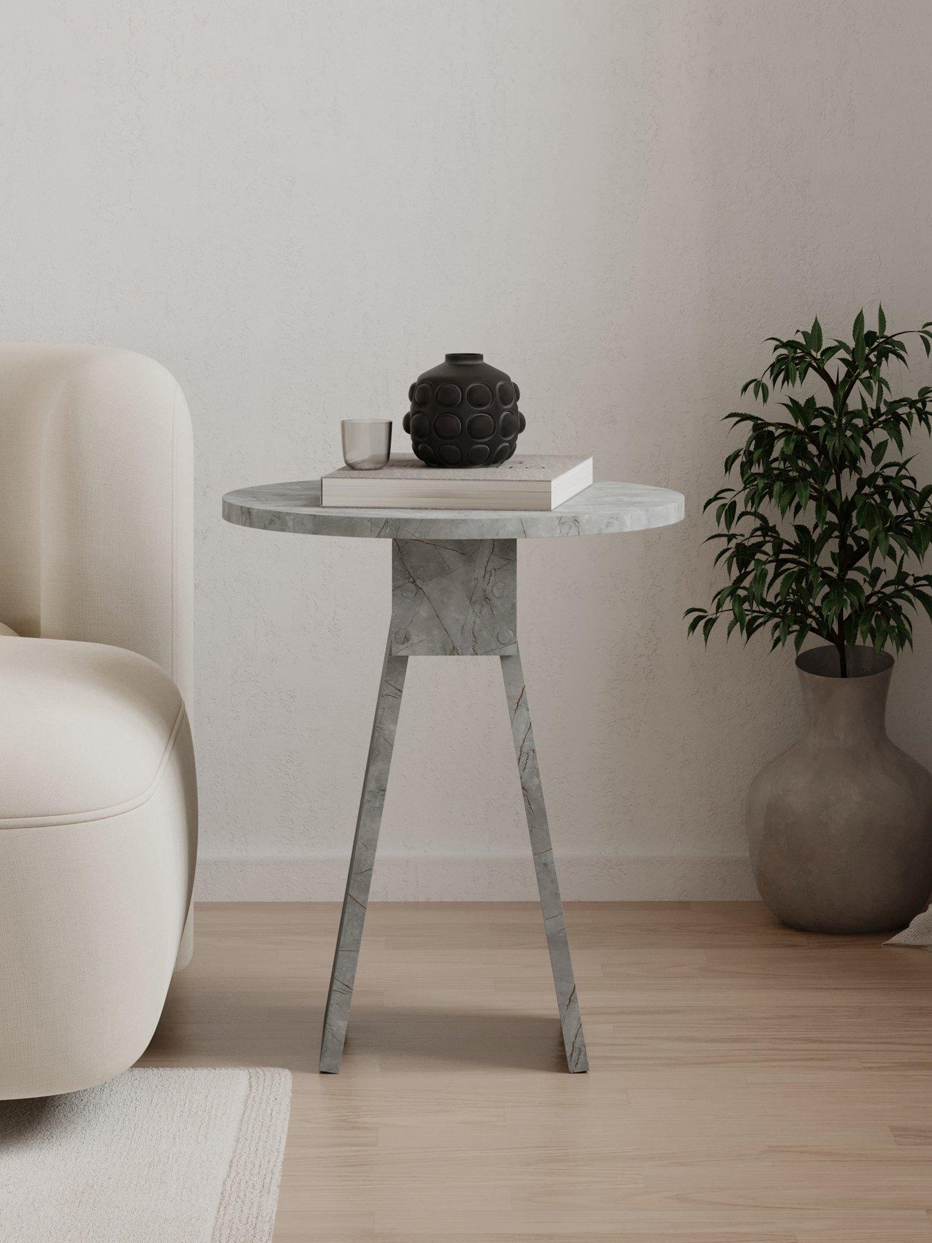 Decortie Chen Side Table - Grey
