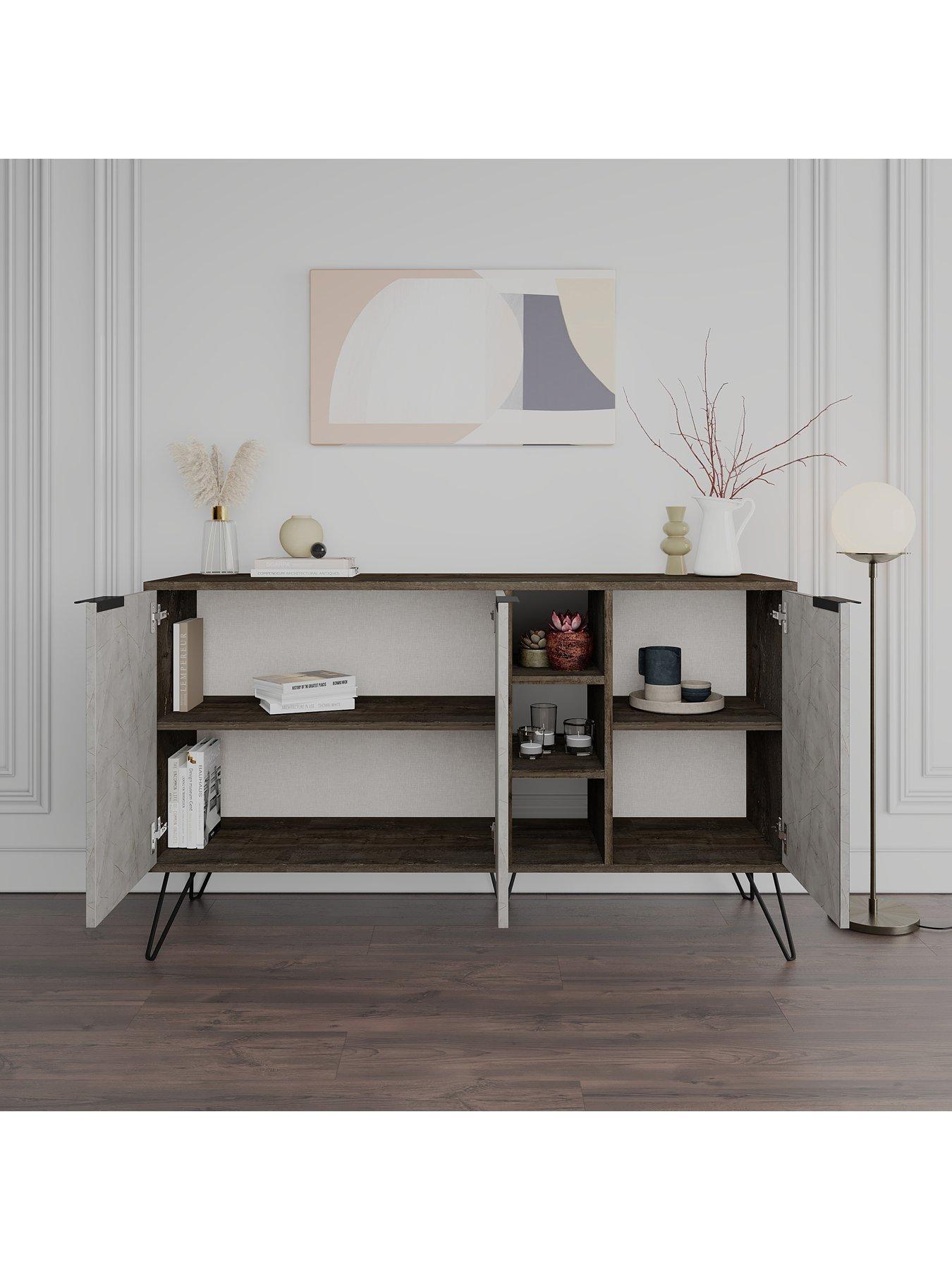 Image 3 of 5 of Decortie Clara Sideboard - Dark Brown/mocha