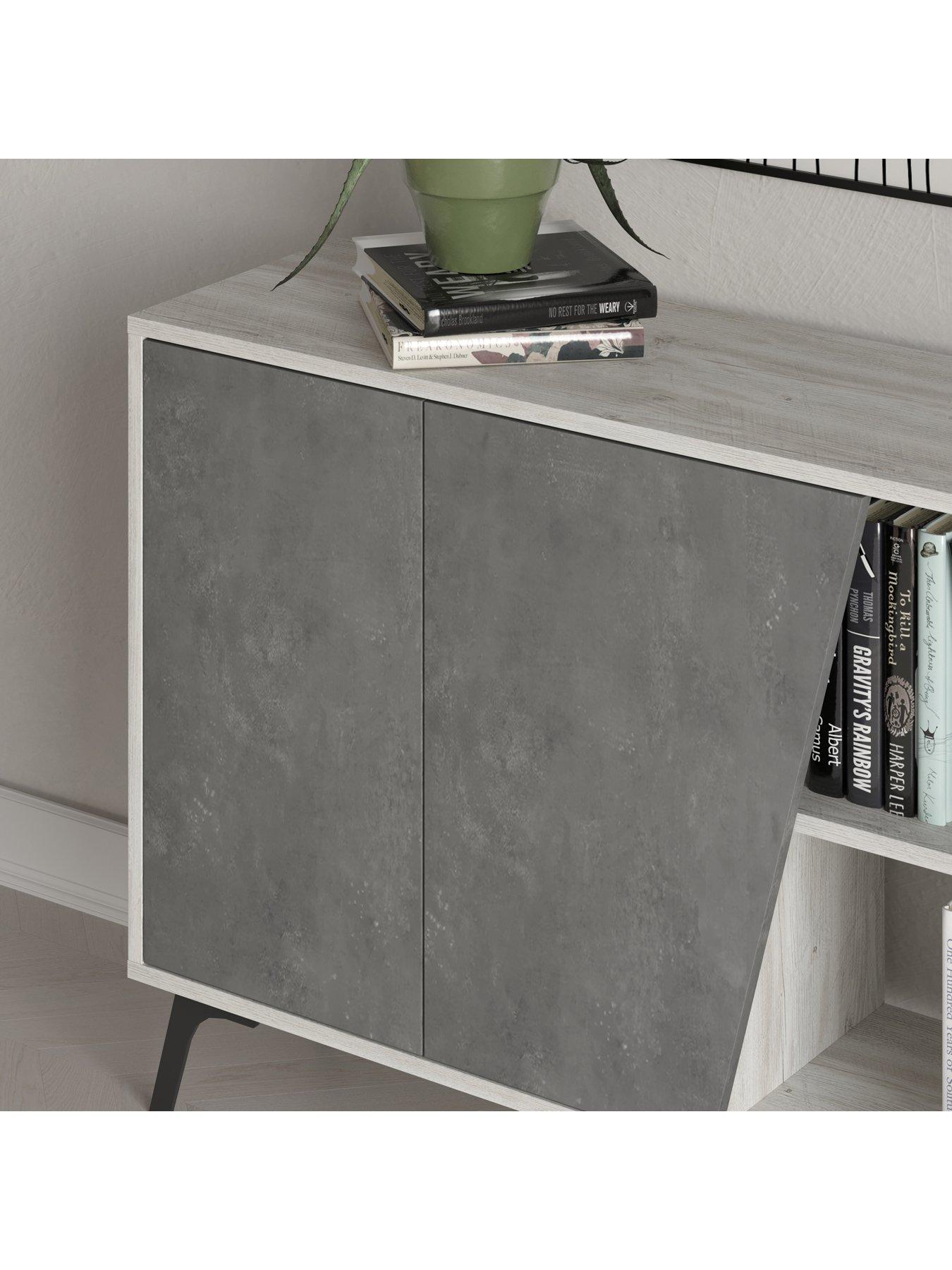 Image 4 of 6 of Decortie Fiona Large Sideboard - White/grey