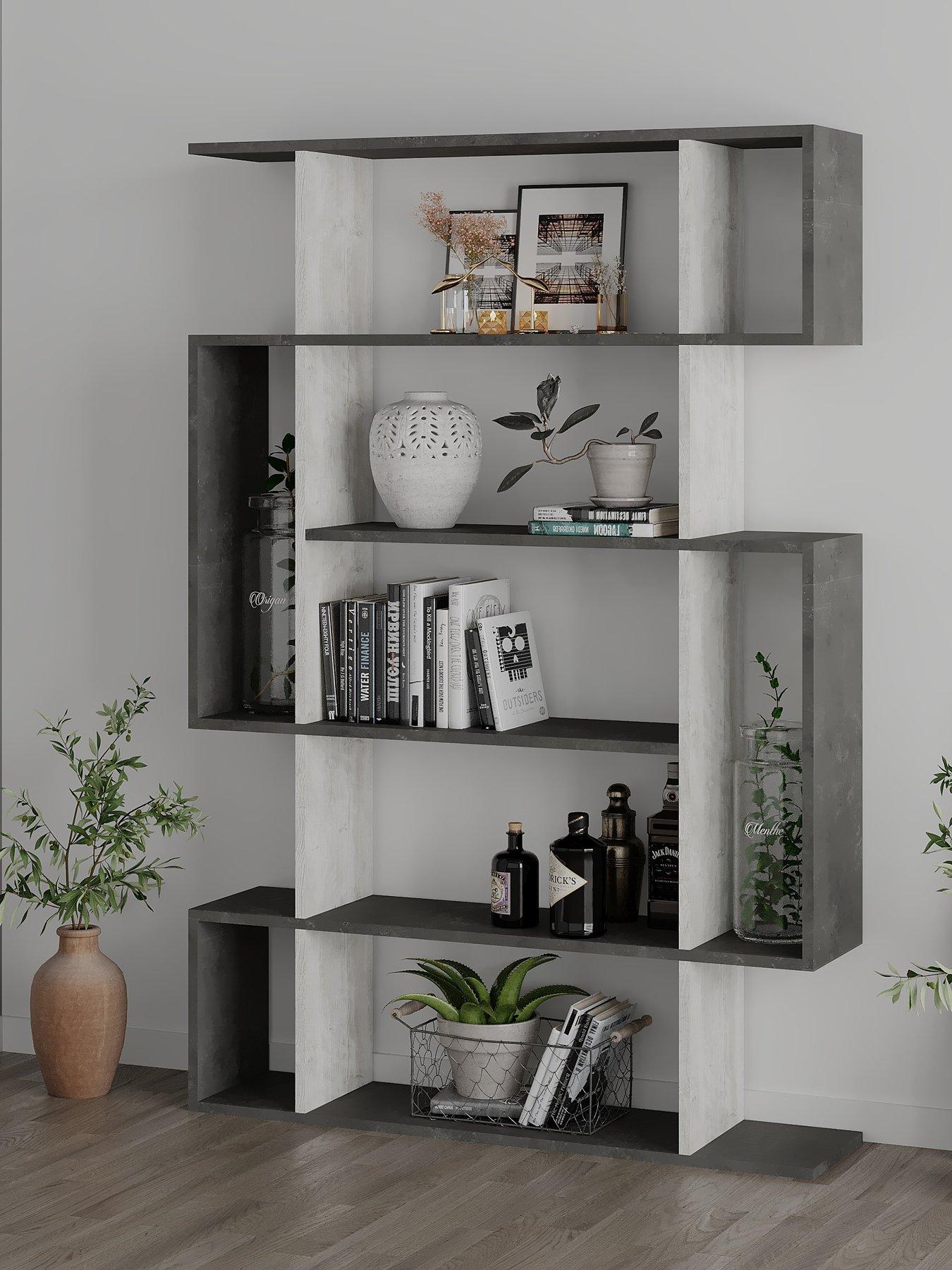 Image 3 of 6 of Decortie Mito Bookcase - Grey/white