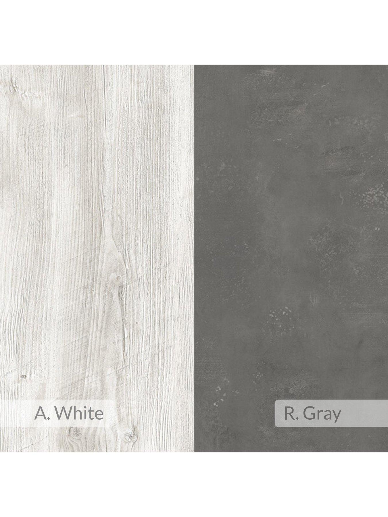 Image 6 of 6 of Decortie Mito Bookcase - Grey/white