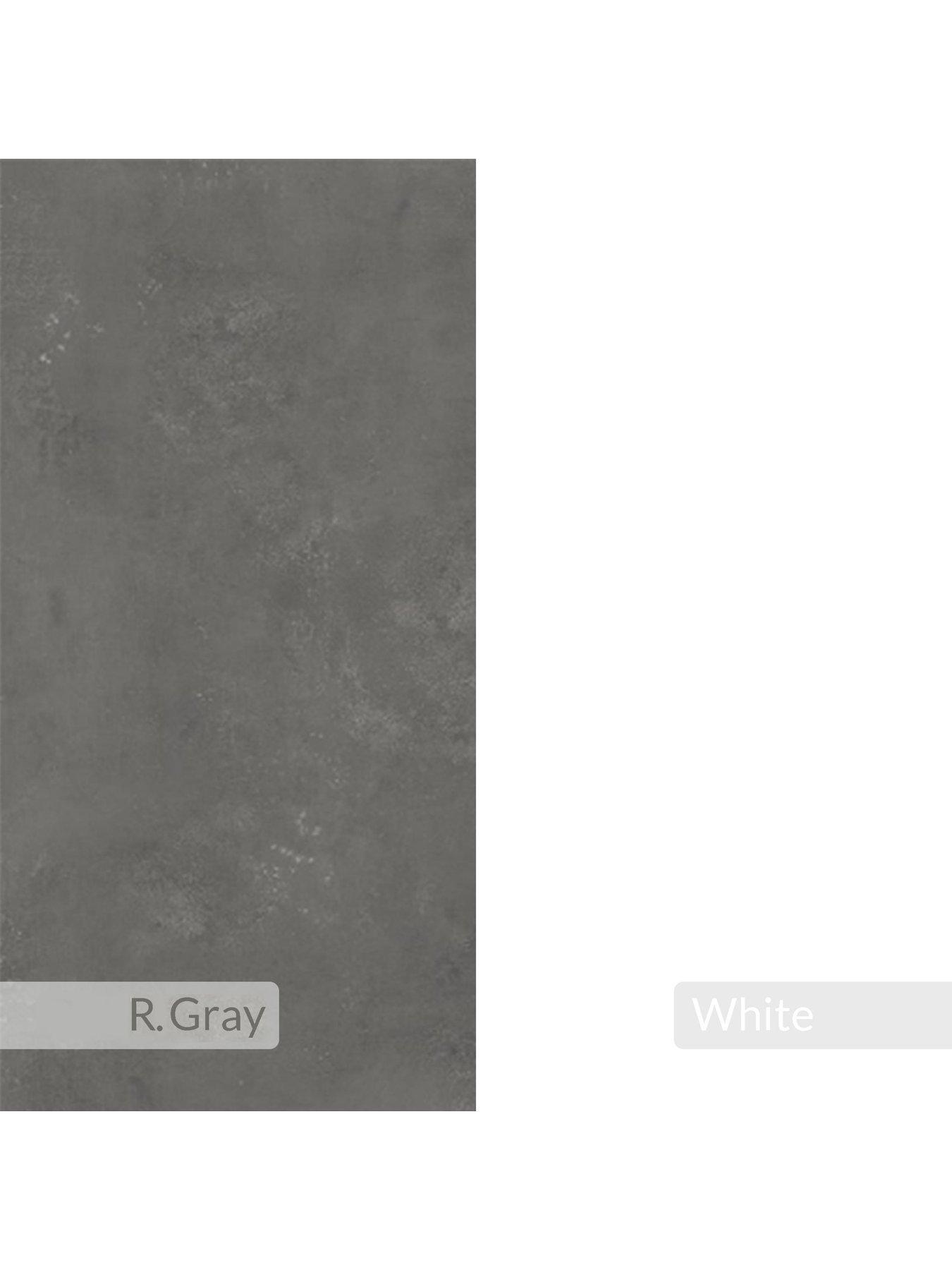 Image 6 of 6 of Decortie Moni Hallway Shoe Cabinet &amp; Coat Hooks - White/grey
