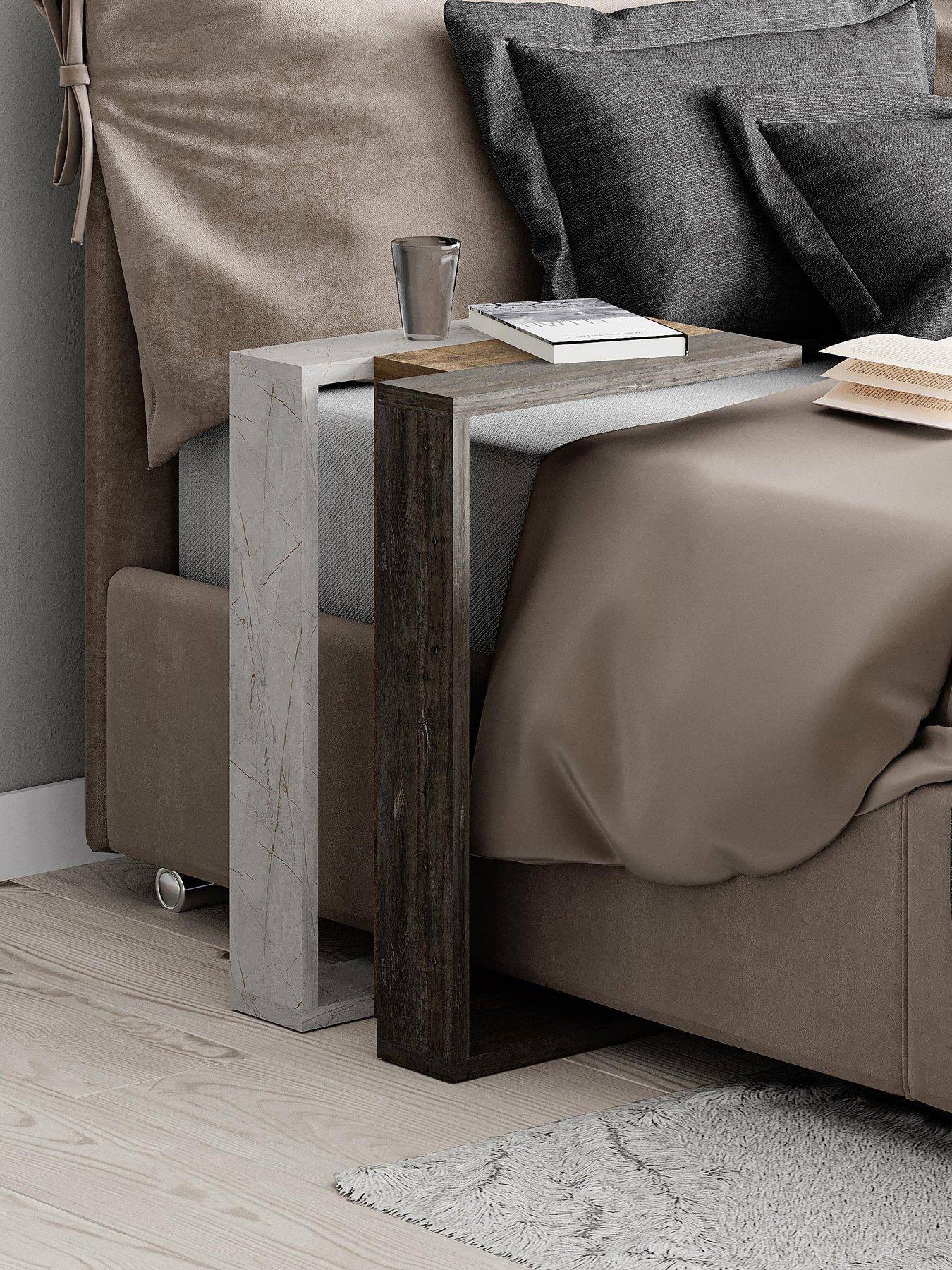  image of decortie-muju-c-side-table-light-greybrown
