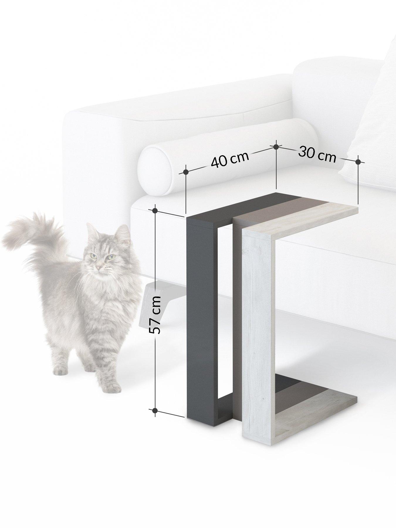  image of decortie-muju-c-side-table-light-greybrown