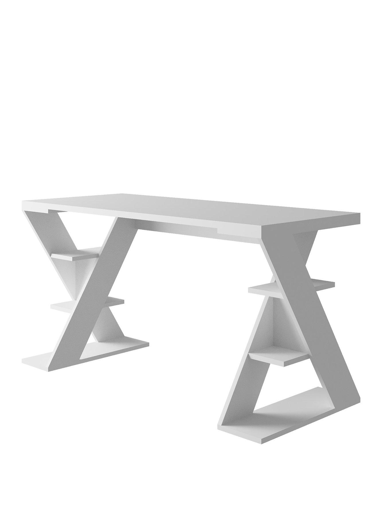 Image 2 of 5 of Decortie Papillon Desk - White