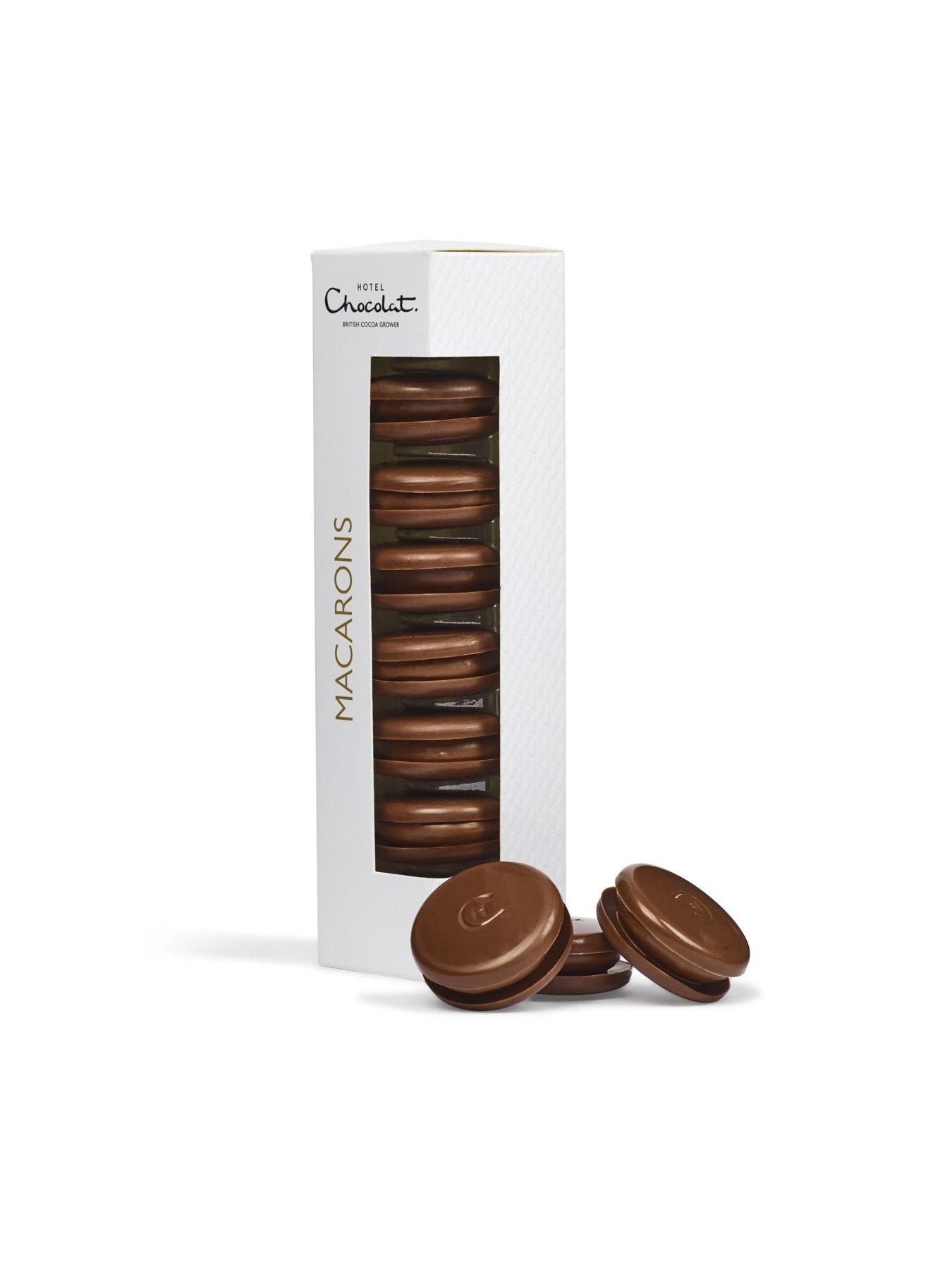 Hotel Chocolat Raspberry and Chocolate Macarons | Littlewoods