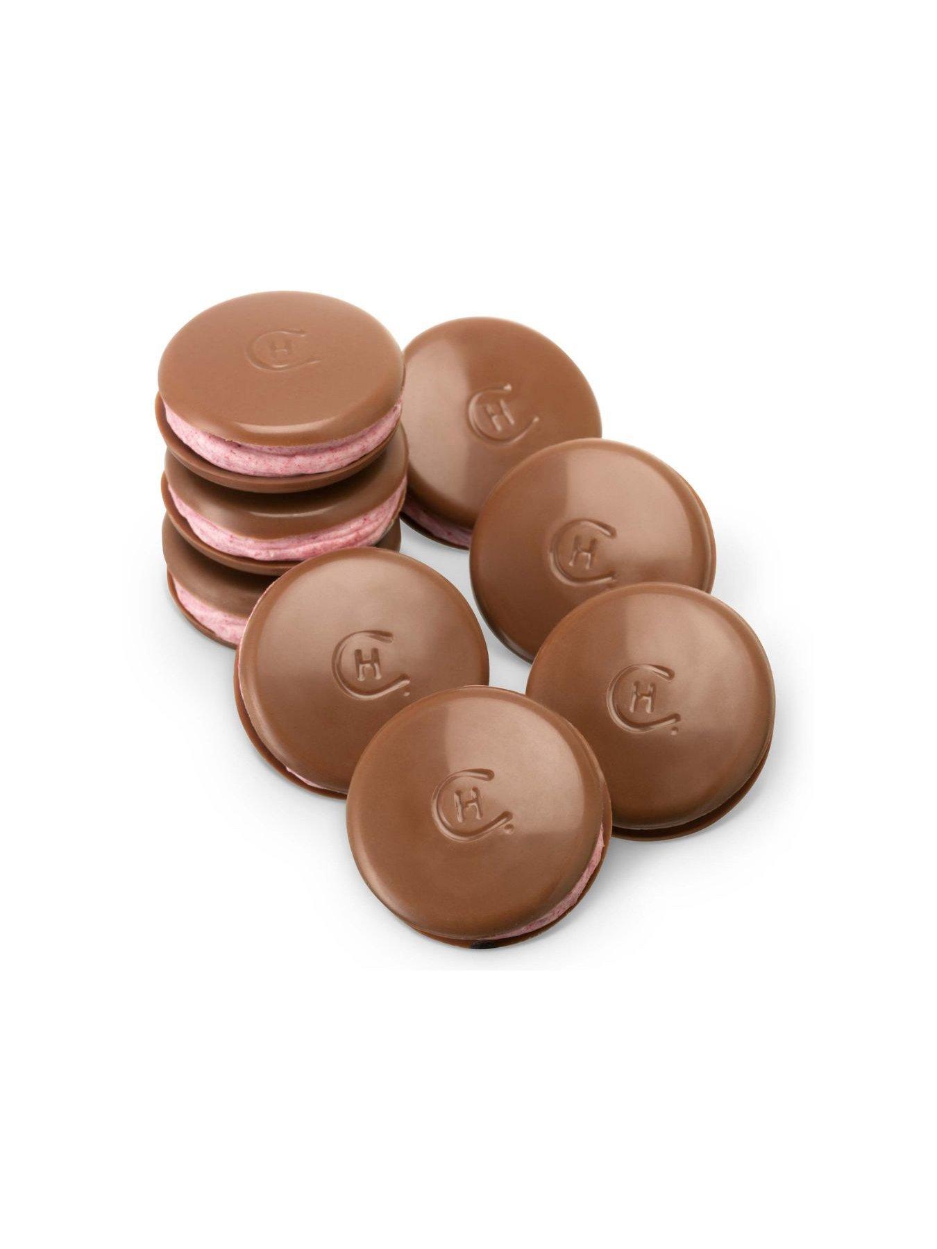 Hotel Chocolat Raspberry and Chocolate Macarons | Littlewoods