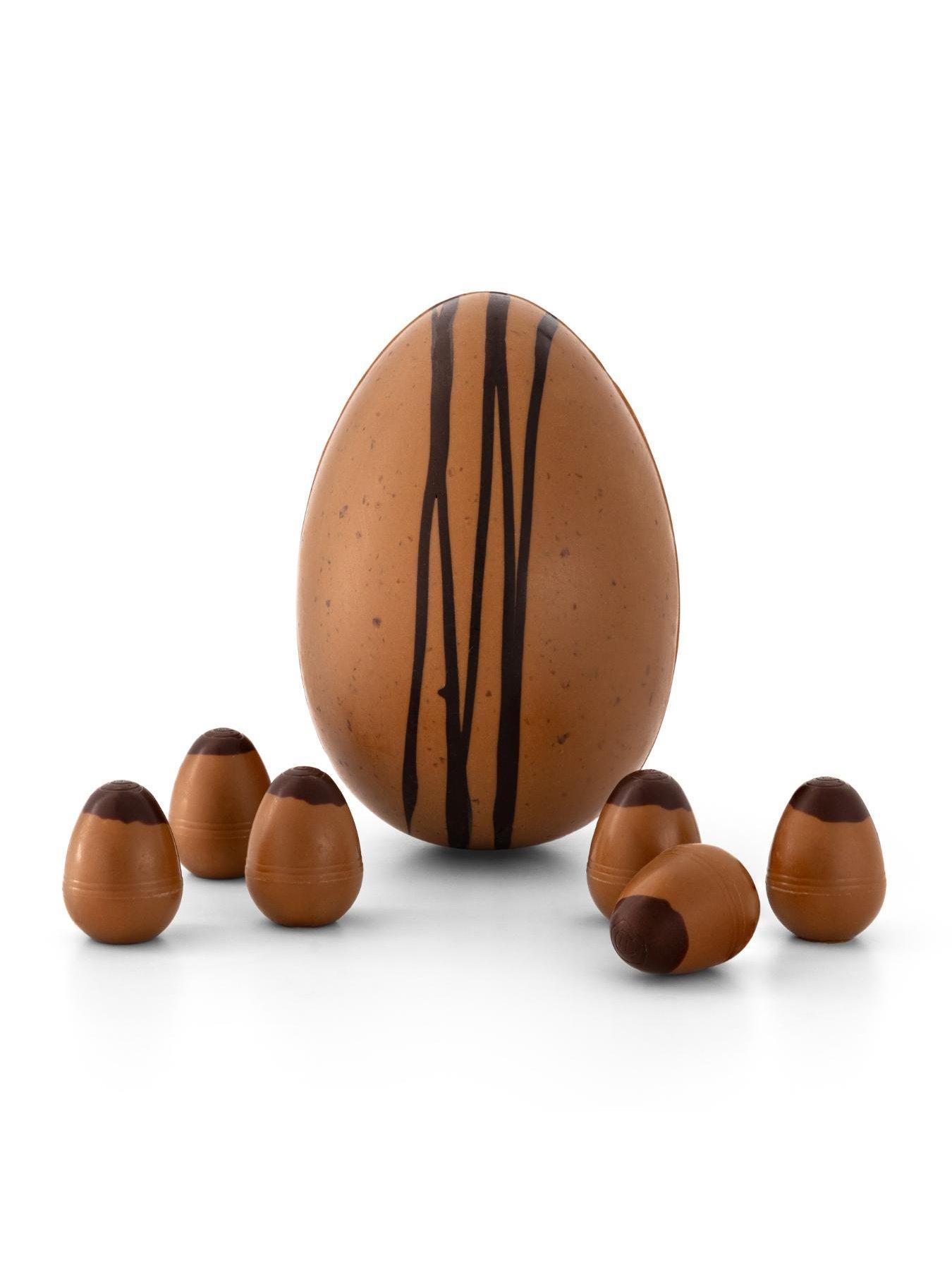 image of hotel-chocolat-nibbly-egg-milk-to-caramel-salted-caramel-milk-easter-egg