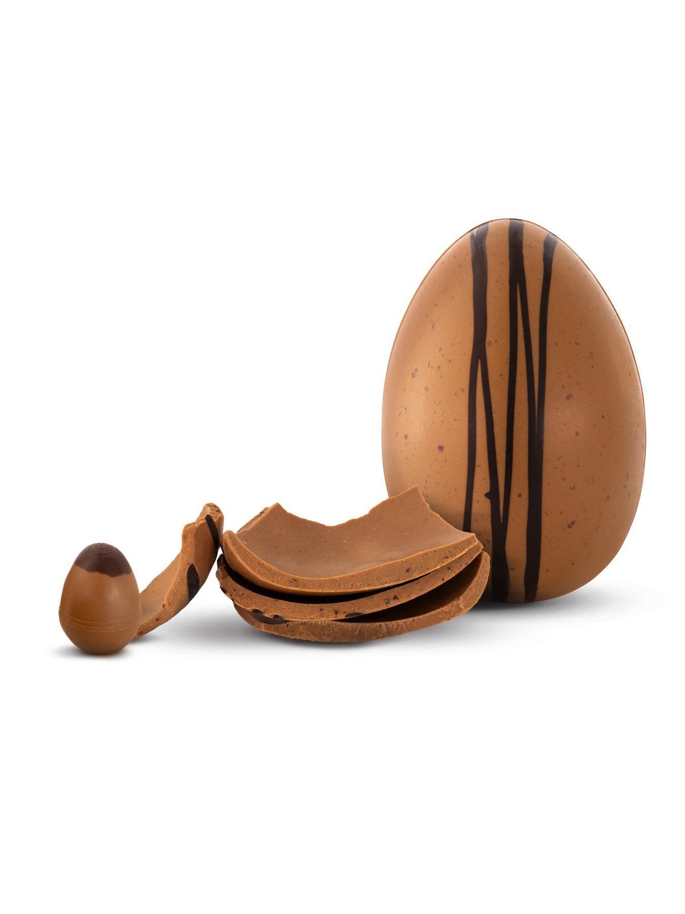  image of hotel-chocolat-nibbly-egg-milk-to-caramel-salted-caramel-milk-easter-egg