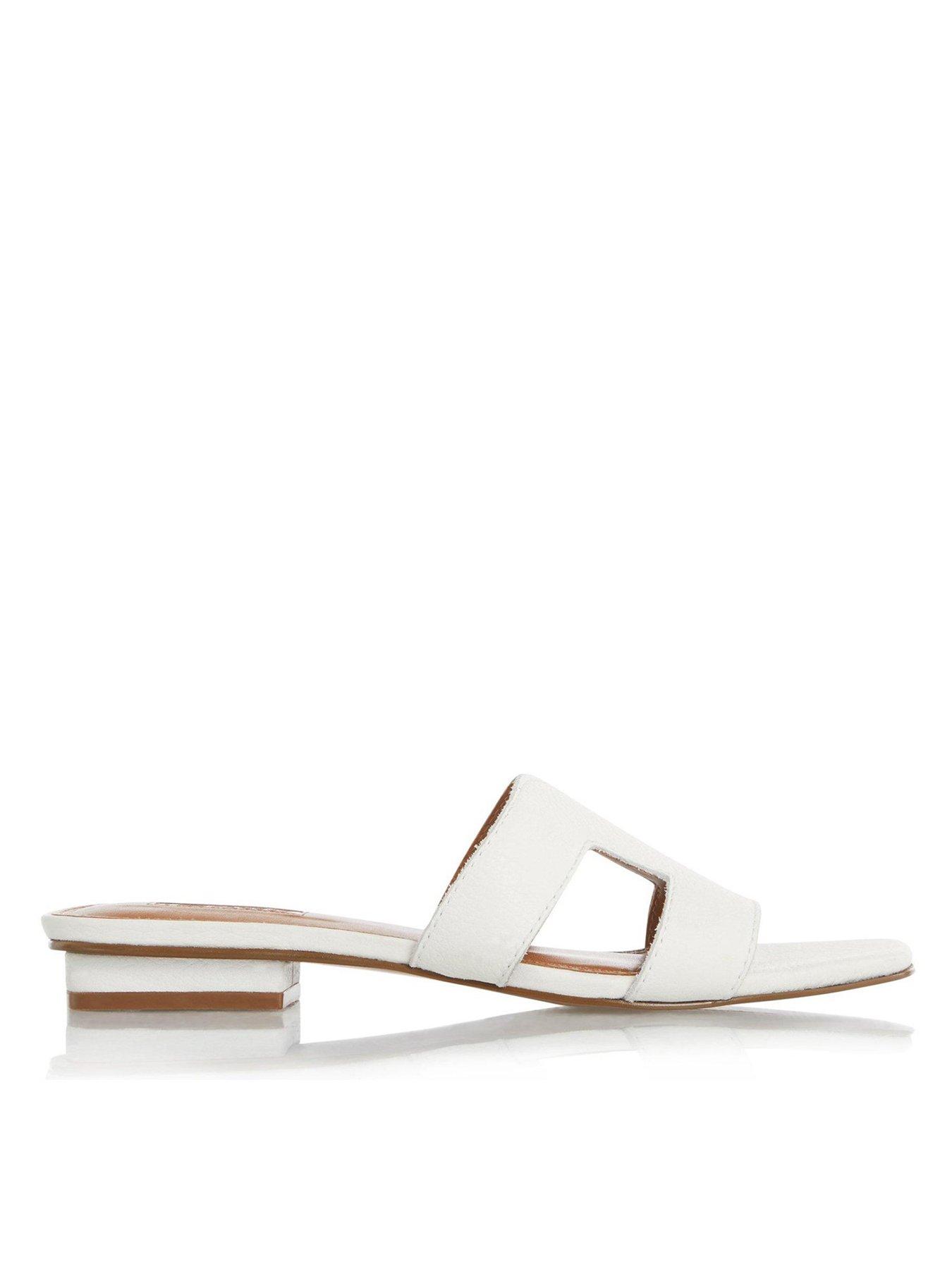 dune-london-loupe-leather-smart-slider-sandals-white