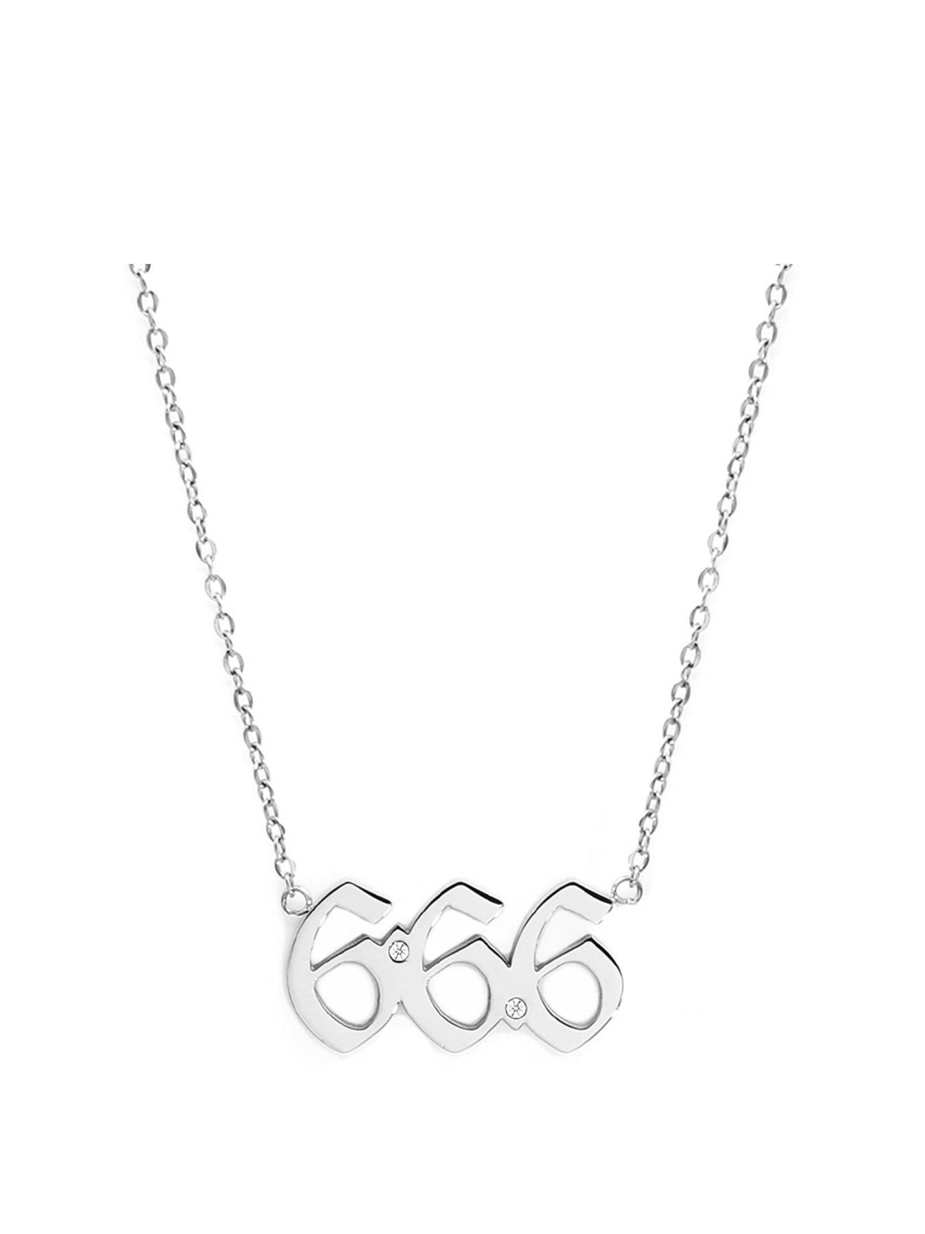 Say It With Angel Number Necklace - Silver