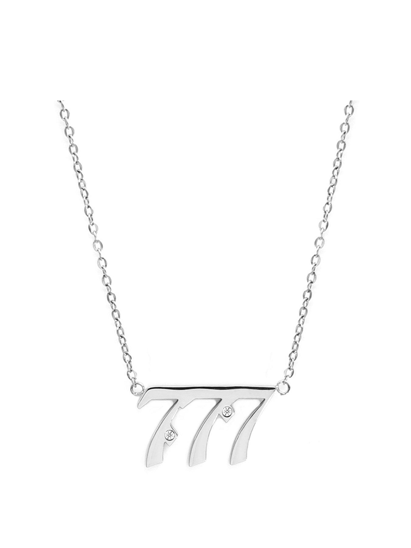 say-it-with-angel-number-necklace-silver