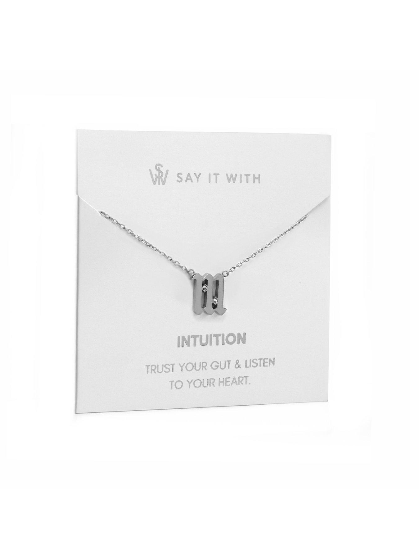 Image 7 of 7 of Say It With Angel Number Necklace - Silver