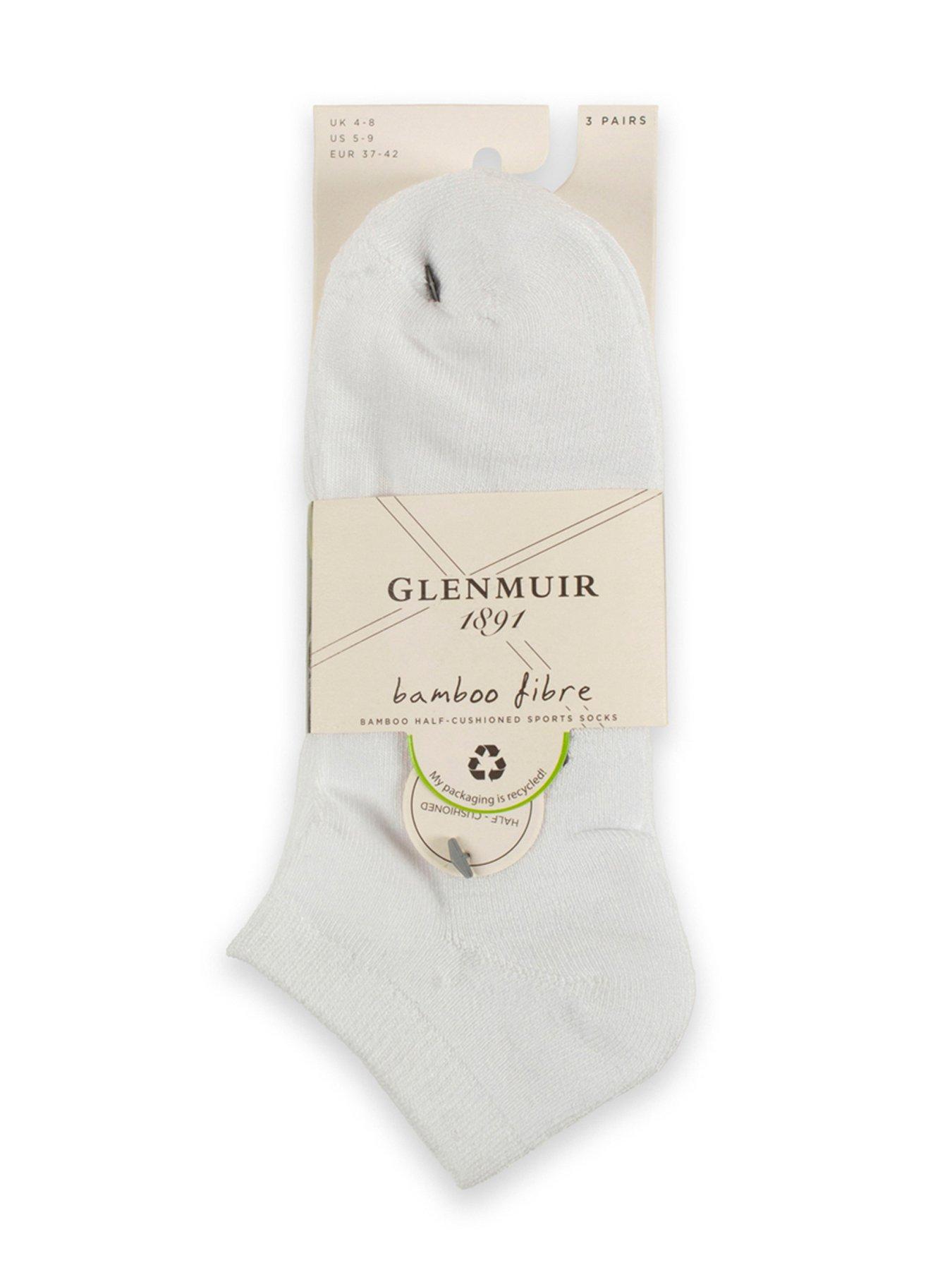  image of glenmuir-3pk-sport-sock-white