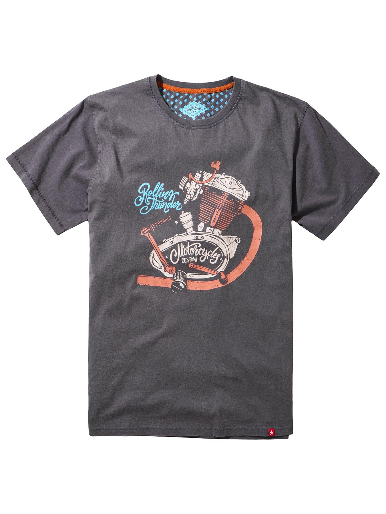  image of joe-browns-burnout-t-shirt-dark-grey